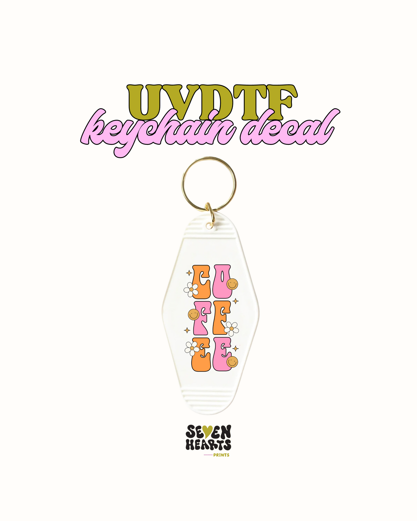 Coffee - UVDTF Keychain
