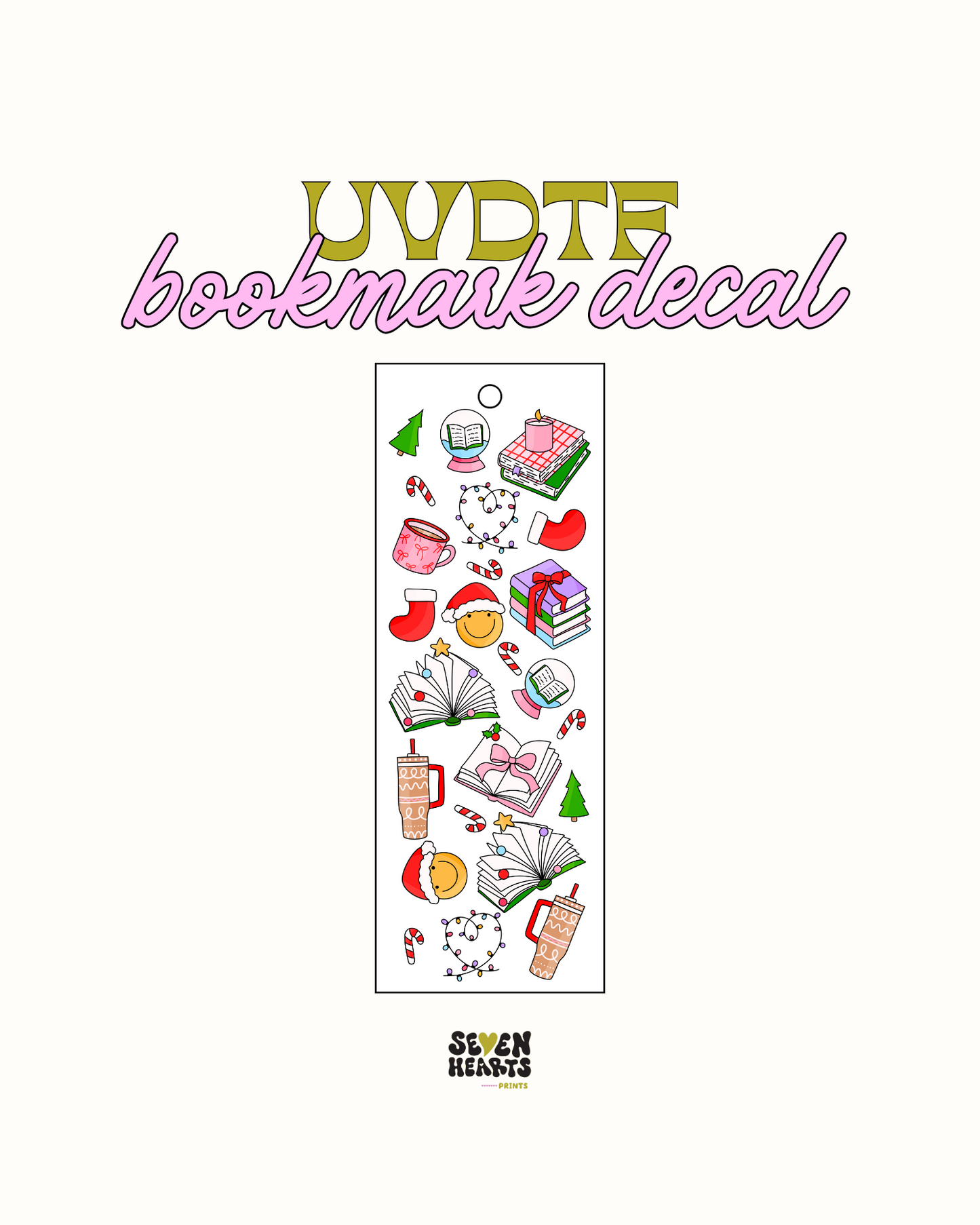 Amante de los libros - Calcomanía de marcador UVDTF