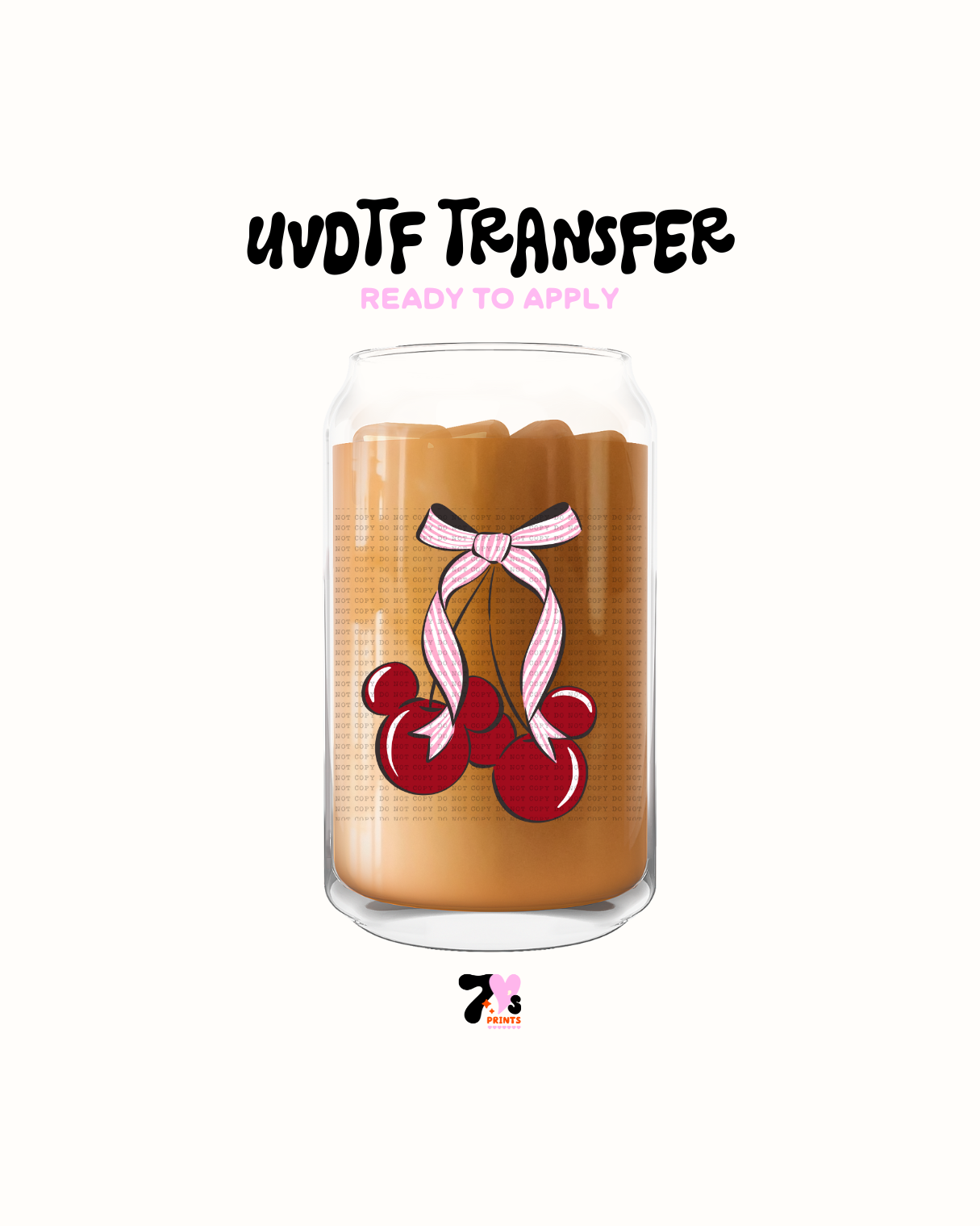 Mouse and pink bow - UVDTF Decal