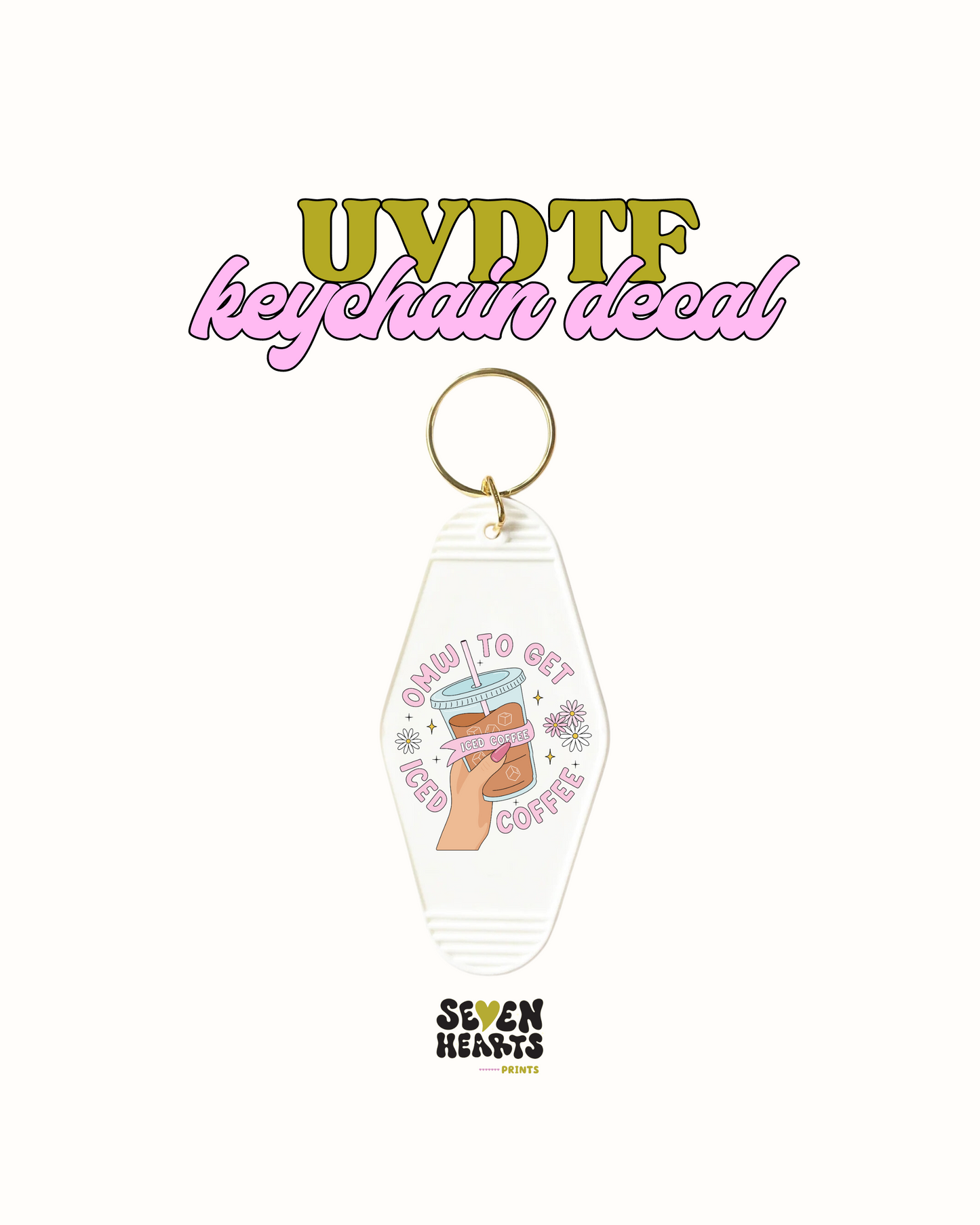 omy to get another coffee - UVDTF Keychain