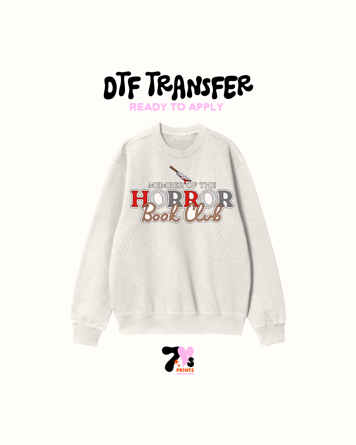 Horror boook club 2 - DTF Transfer