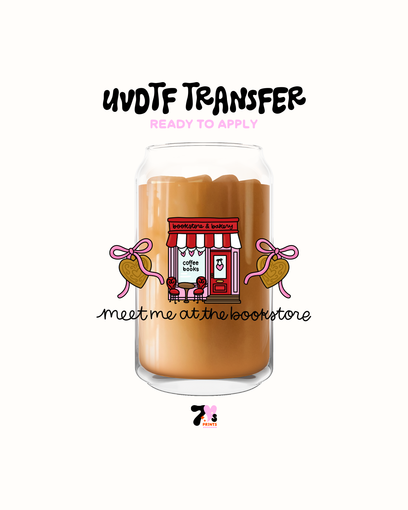 Meet me at bookstore - UVDTF Decal