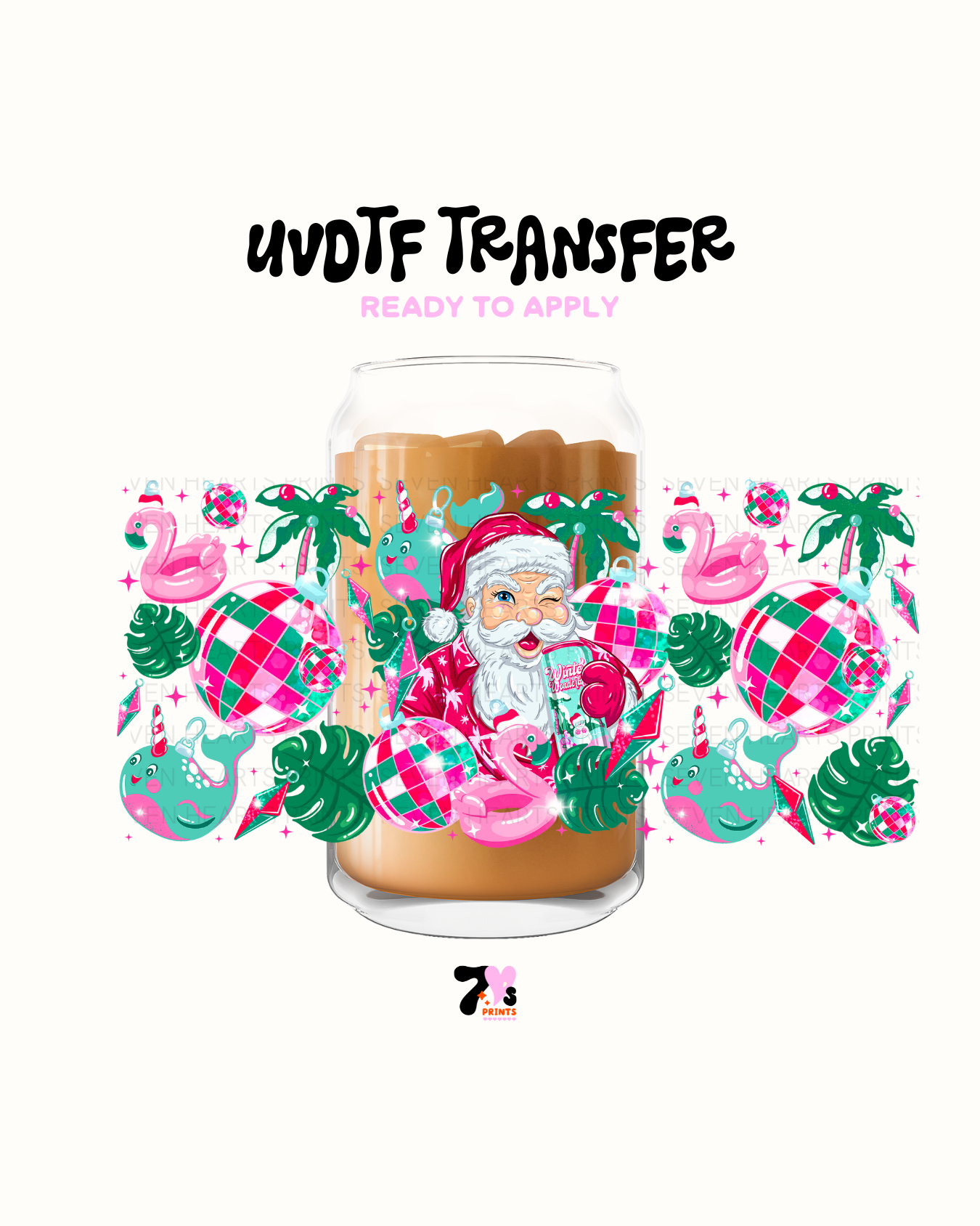 Disco santa - UVDTF Wraps