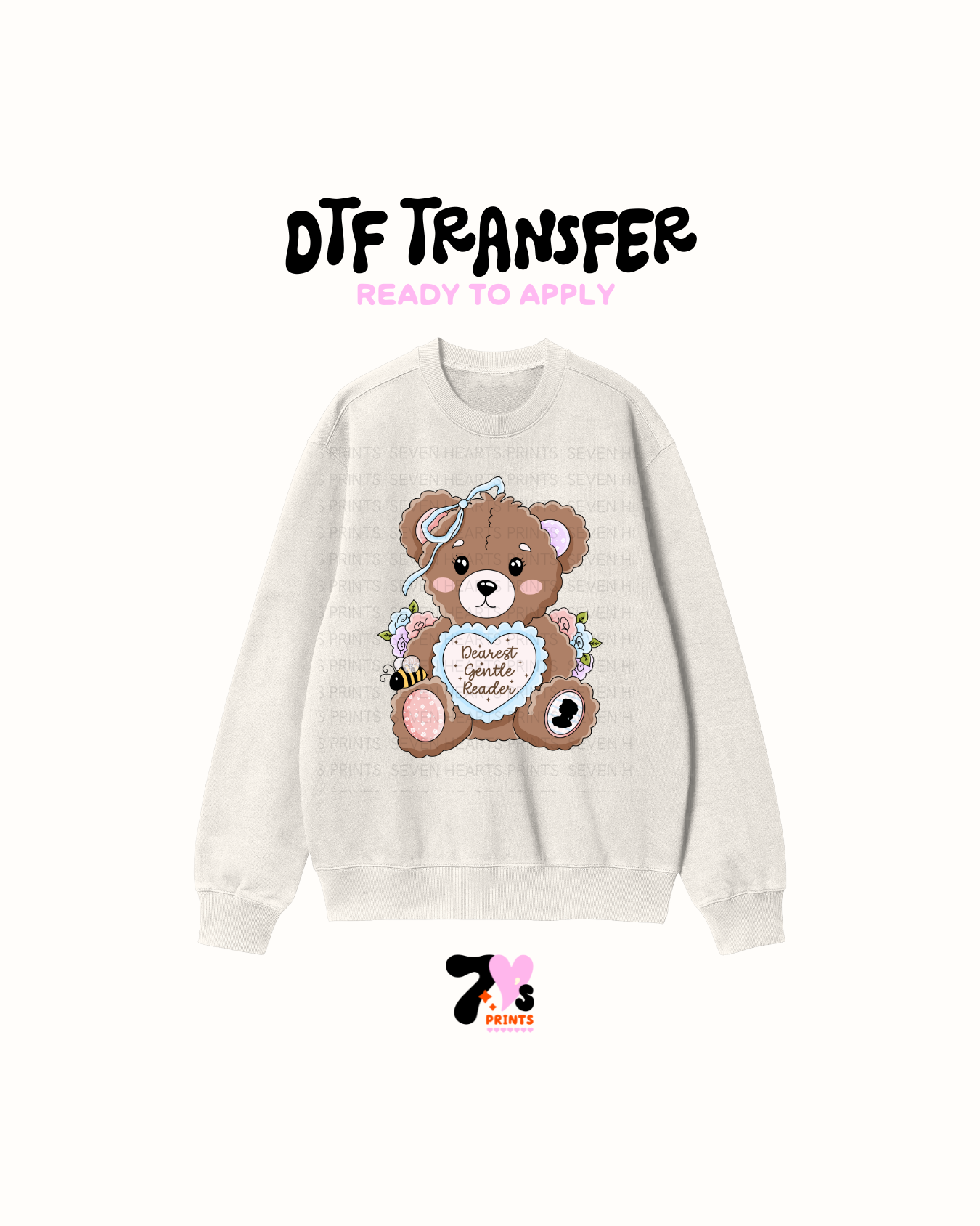Bridgerton Cute Bear - DTF Transfers