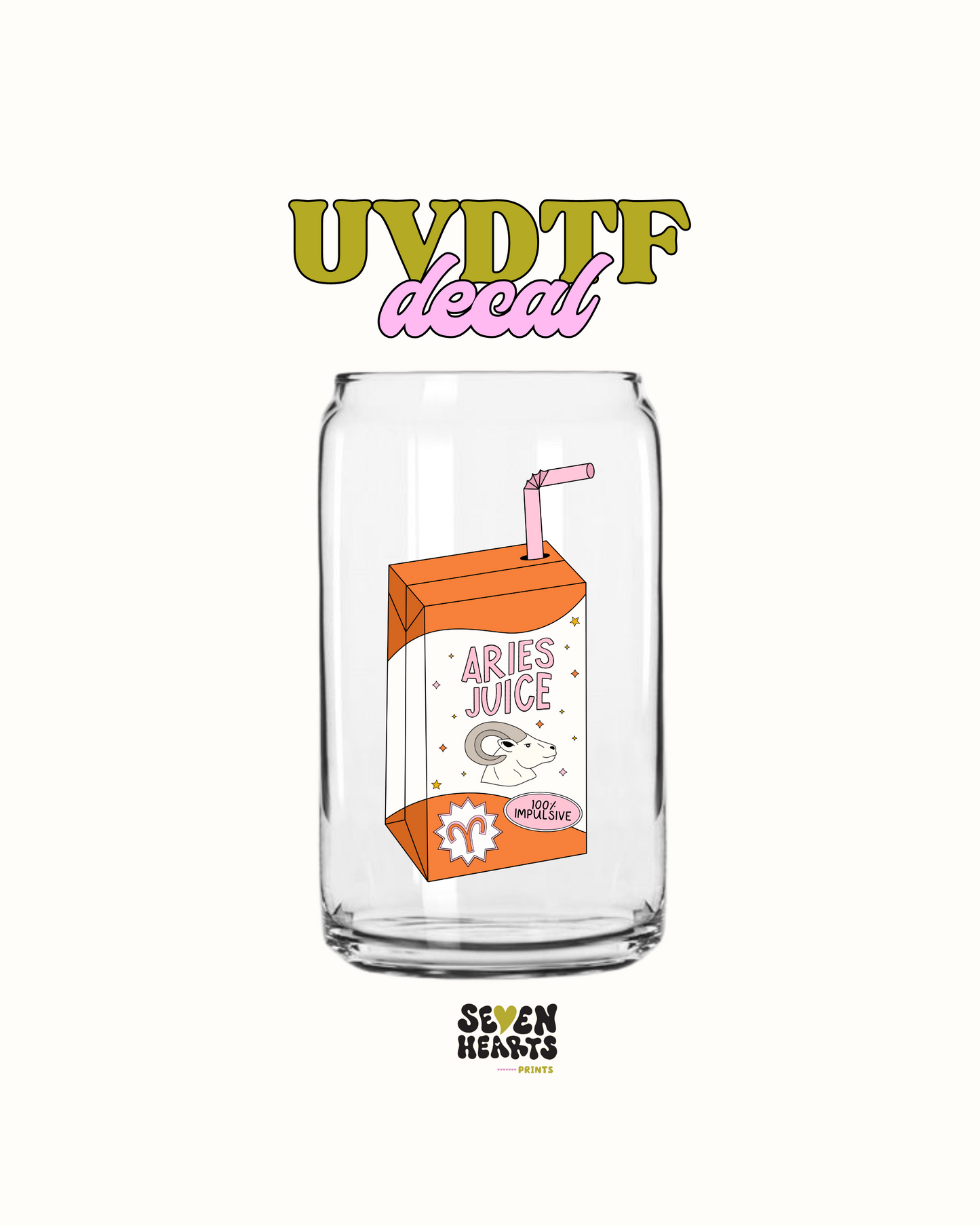 Zodiac sign Juice Box - UVDTF
