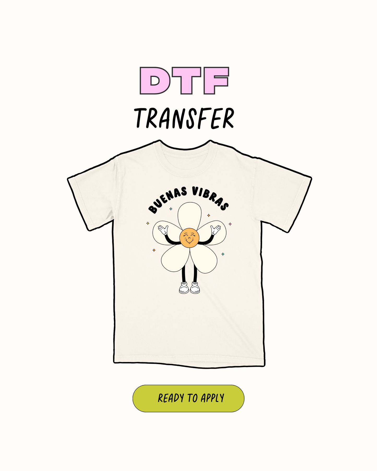 Buenas vibras - DTF Transfer