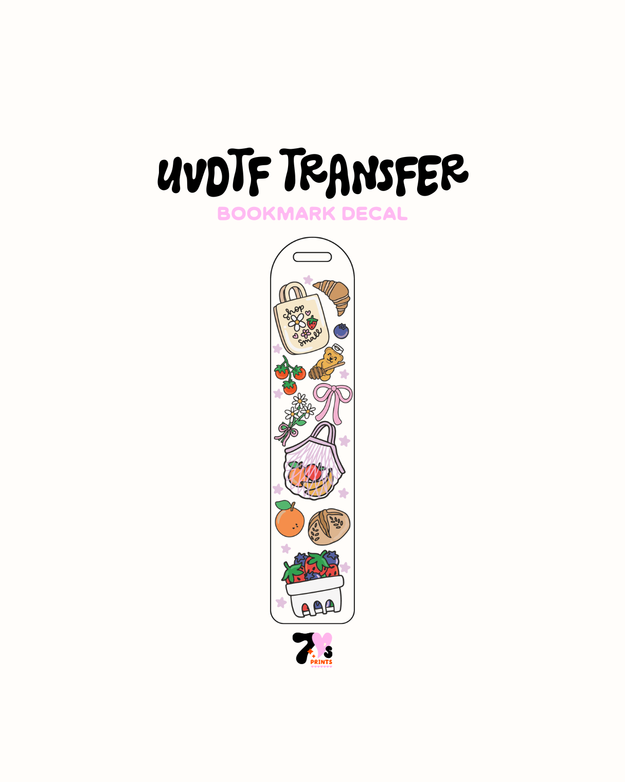 Farmer’s Market - UVDTF Bookmark Decal