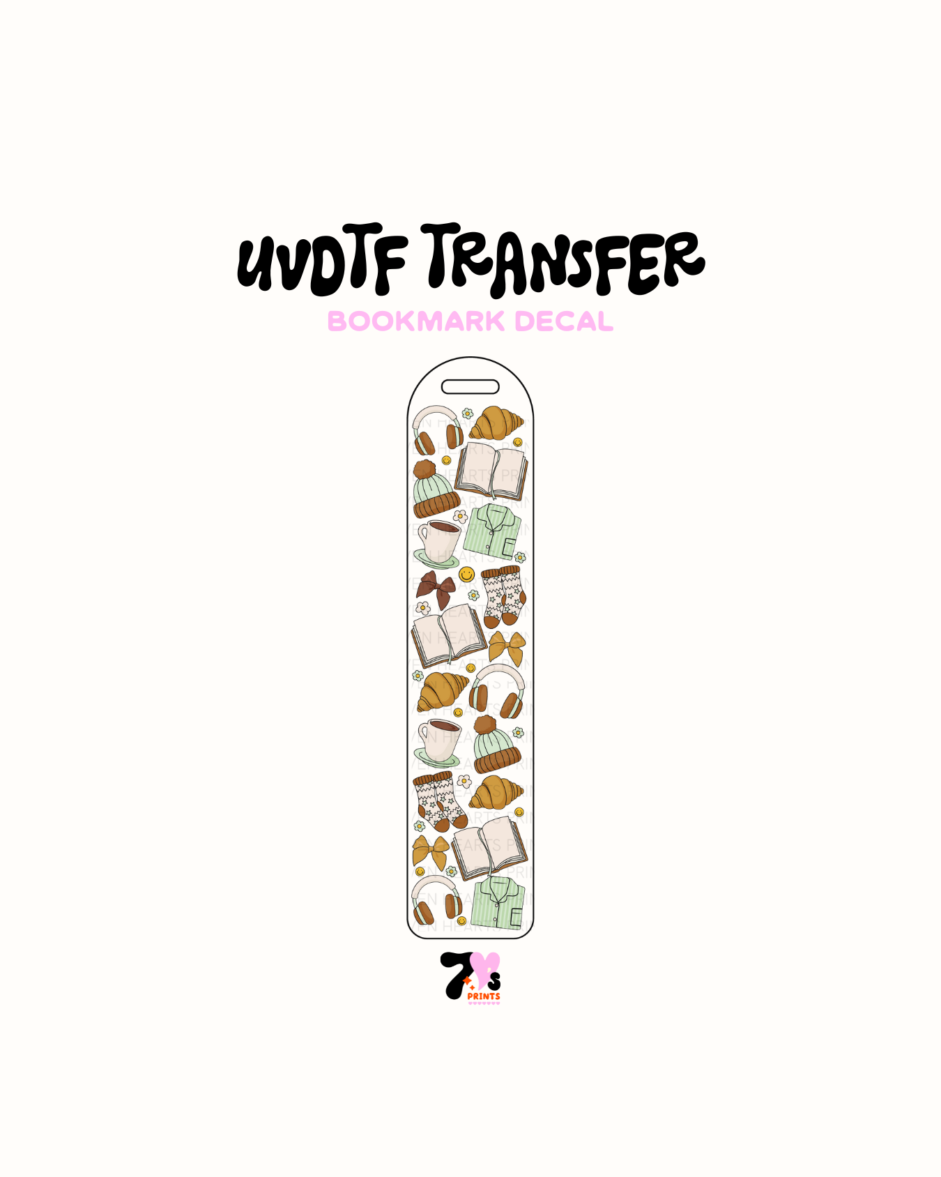 Libros de Astro - Calcomanía de marcador UVDTF