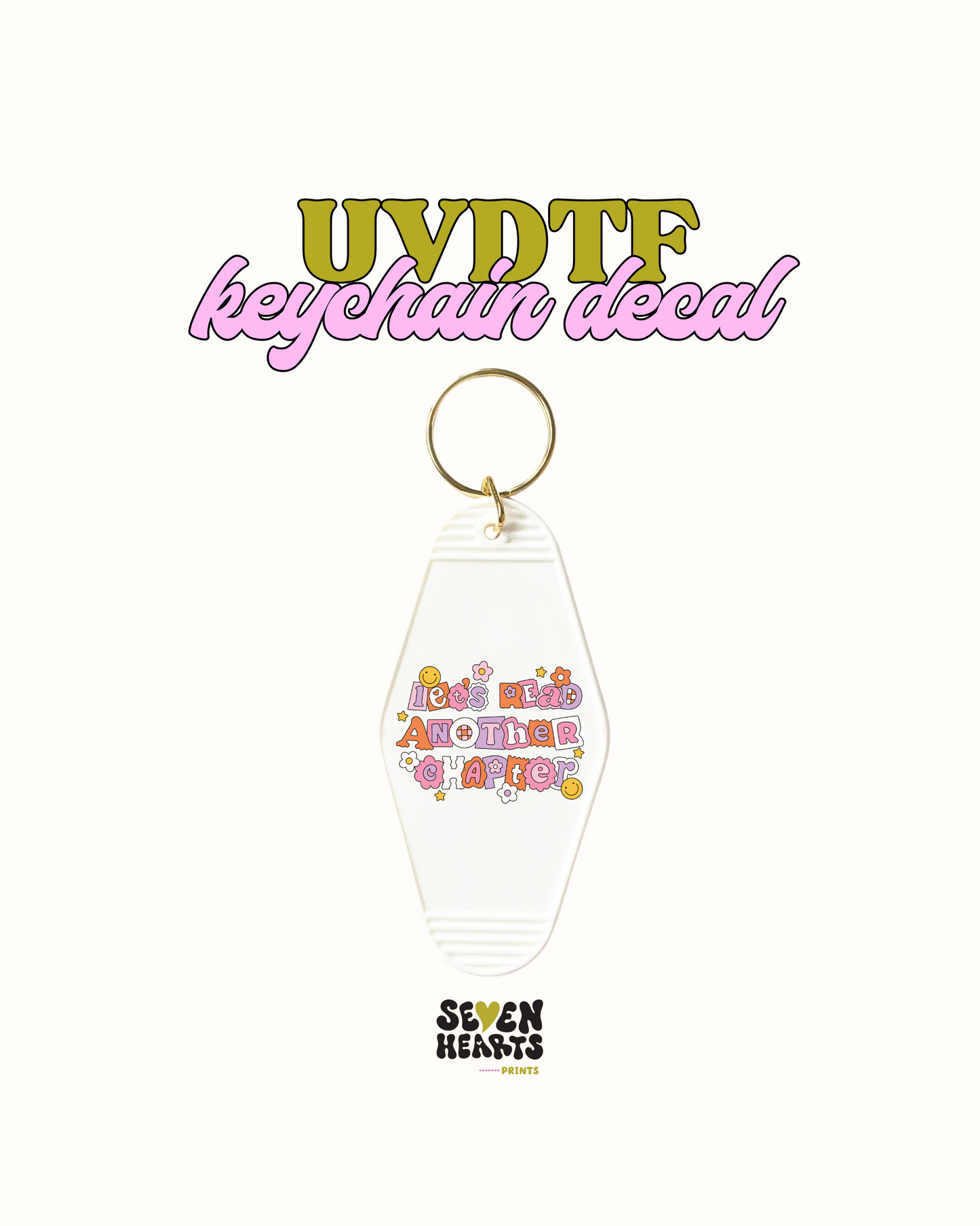 Lets read another chapter - UVDTF Keychain