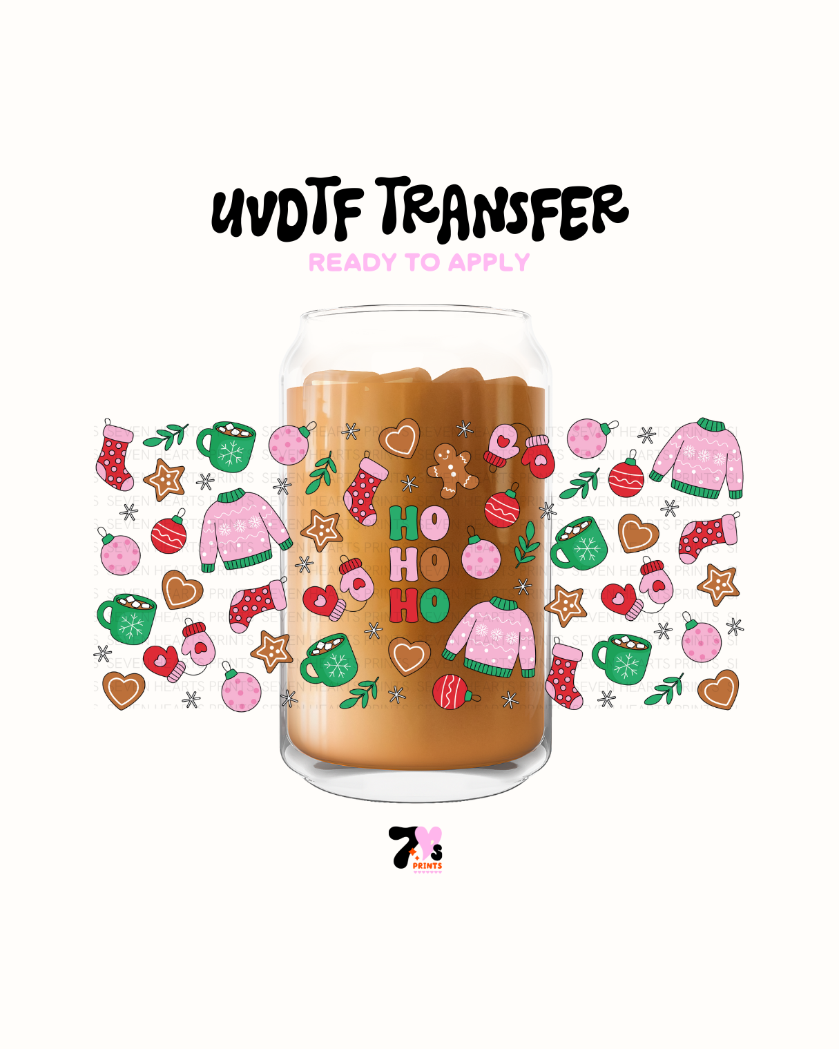 Hoho ginger bread - UVDTF Wraps