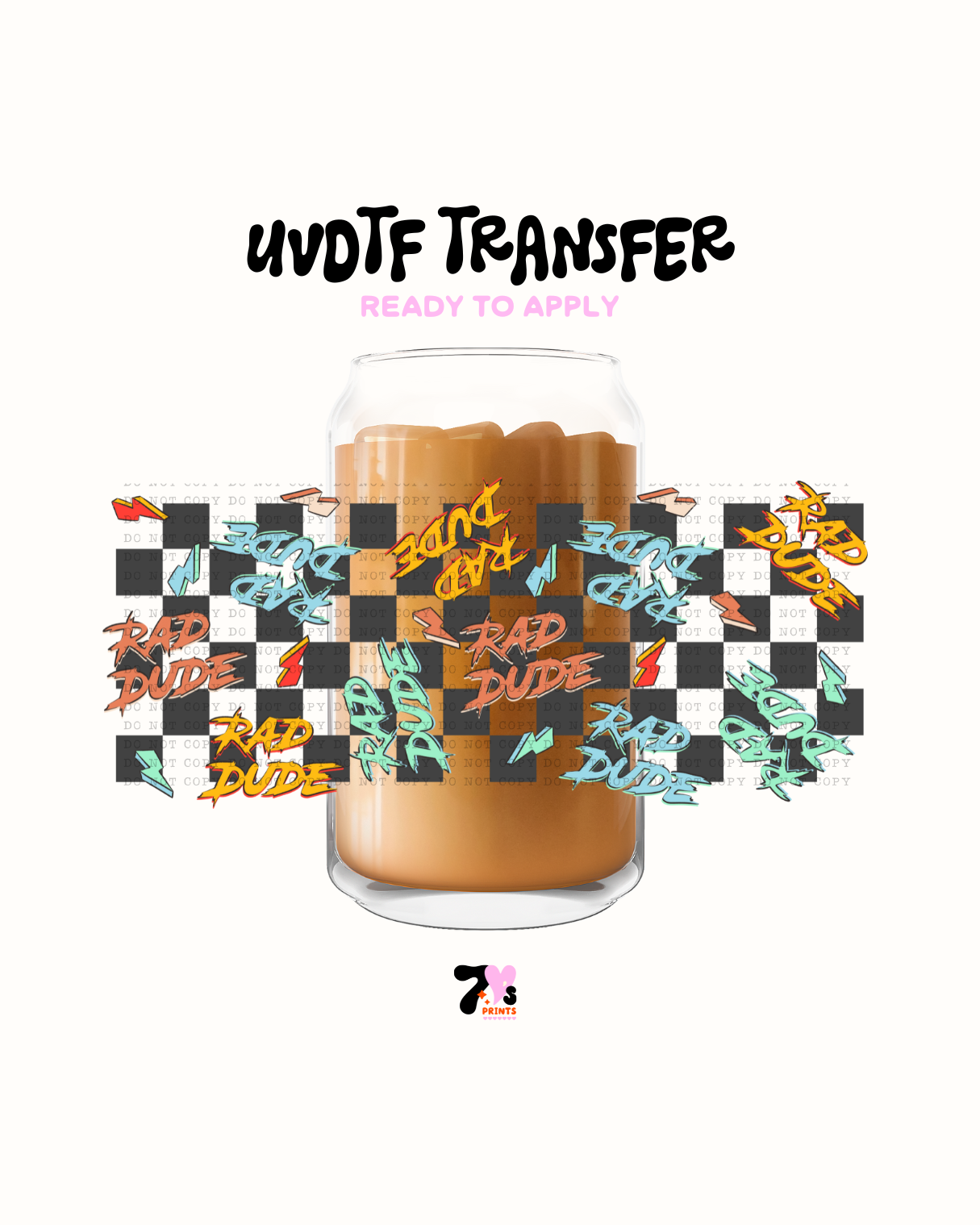 Rad Dude - UVDTF Wrap