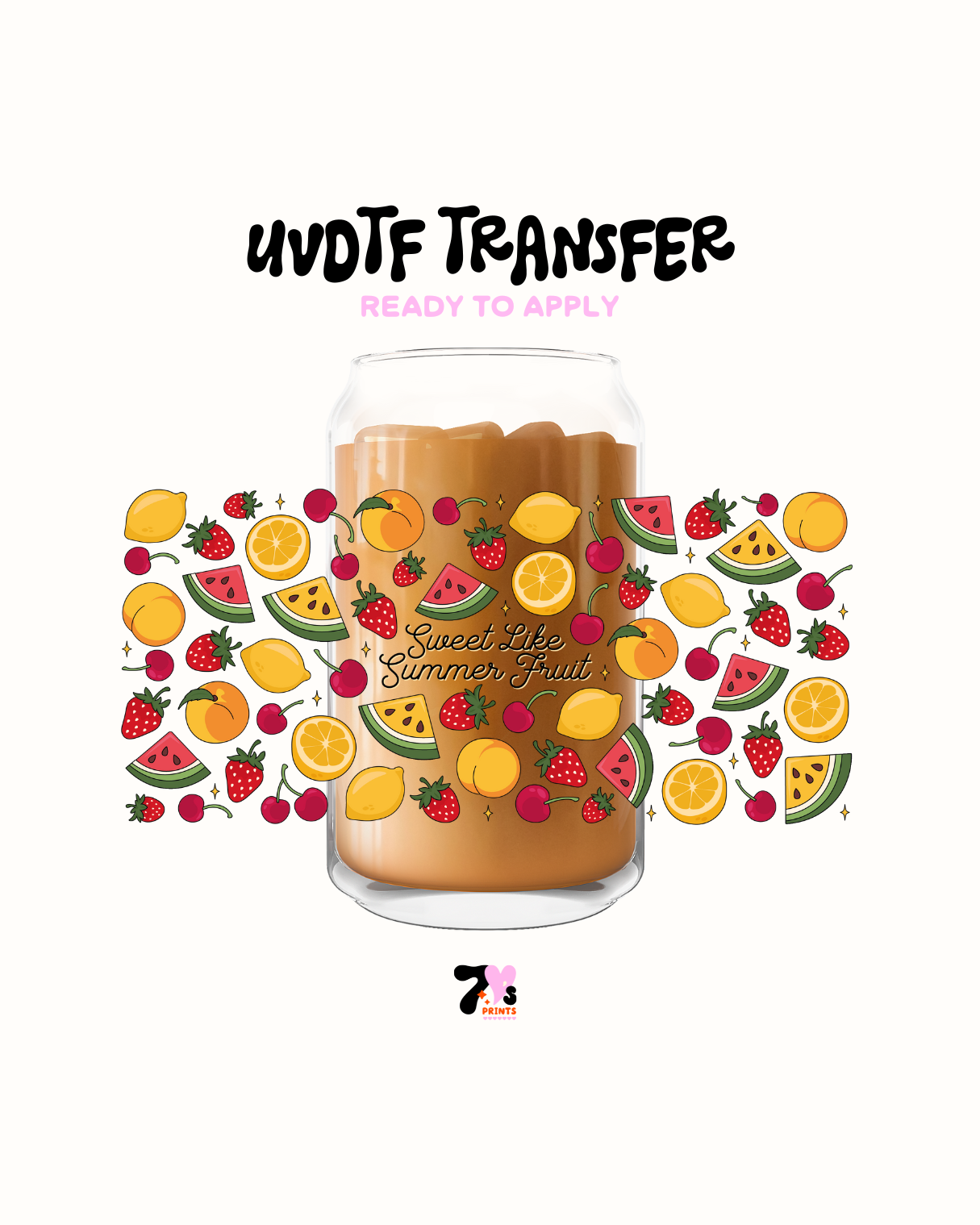sweet life summer Fruits - UVDTF Wrap