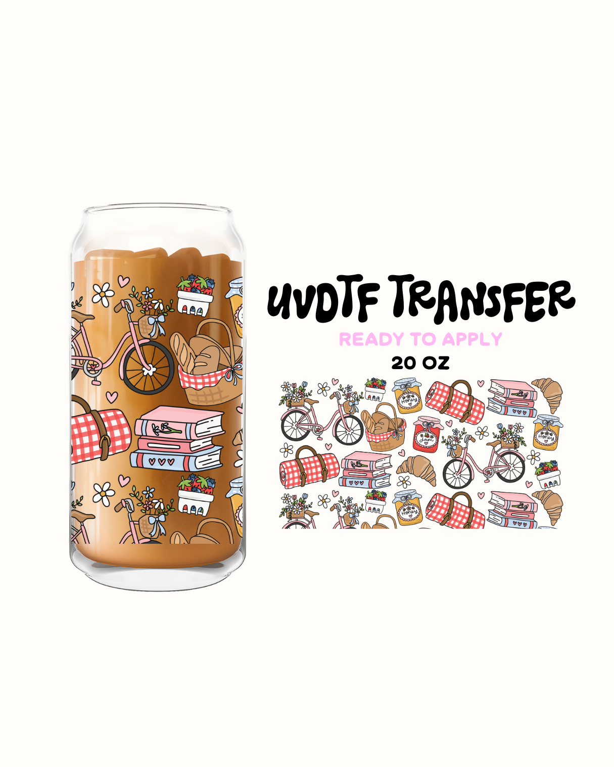 Spring - UVDTF 20oz Cup Wrap