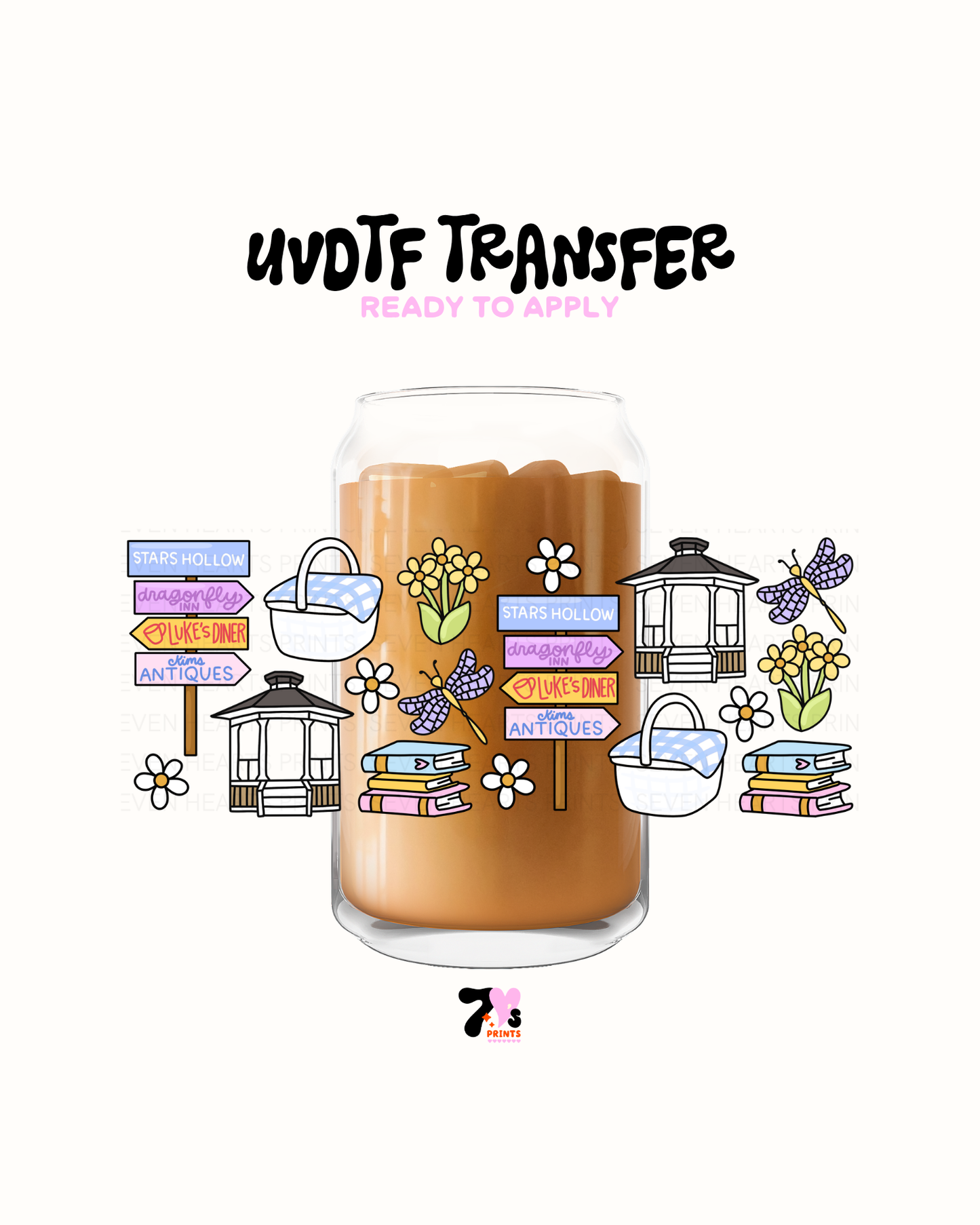 Lukes diner and antiques - UVDTF Wrap