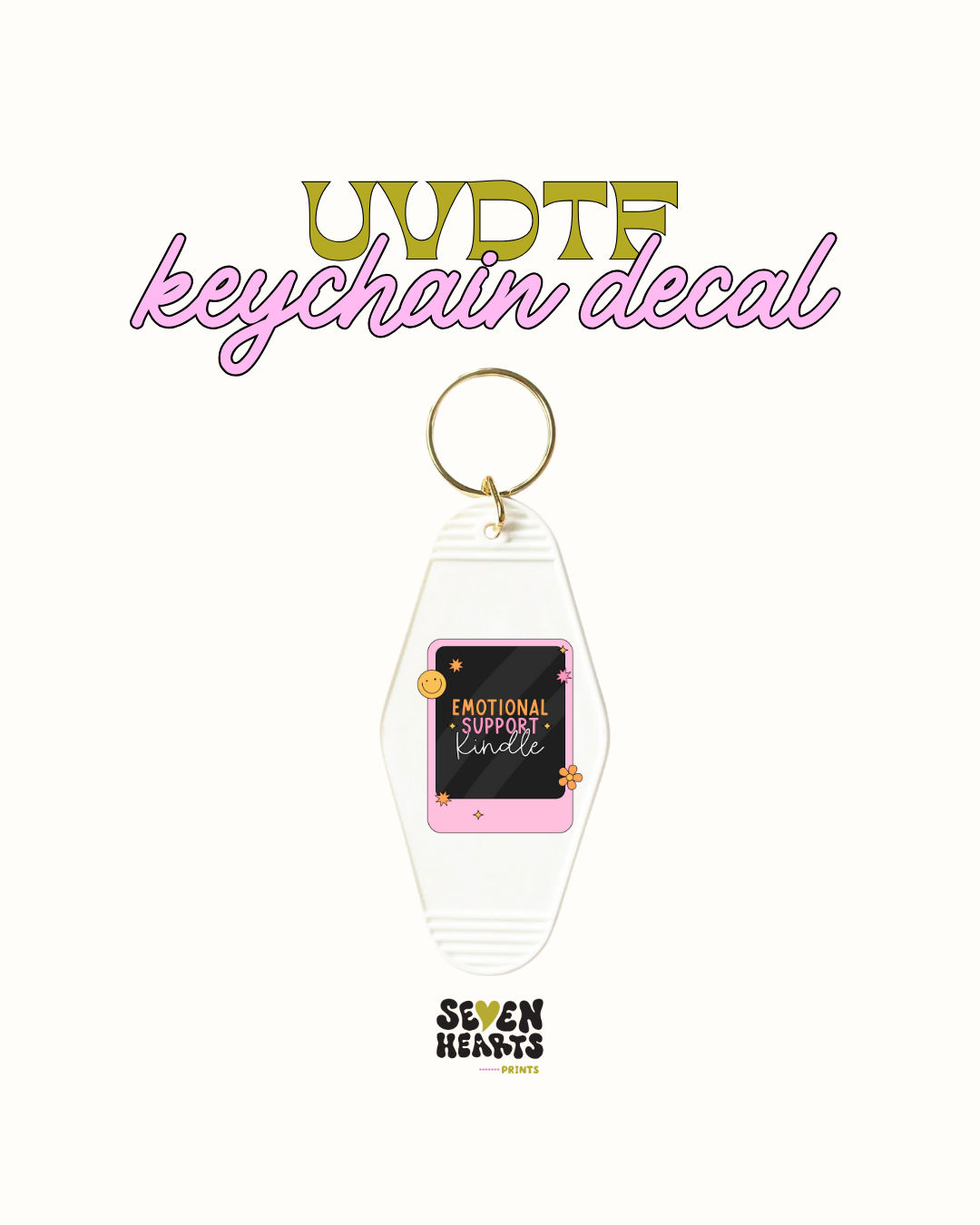 Kindle support - UVDTF Keychain