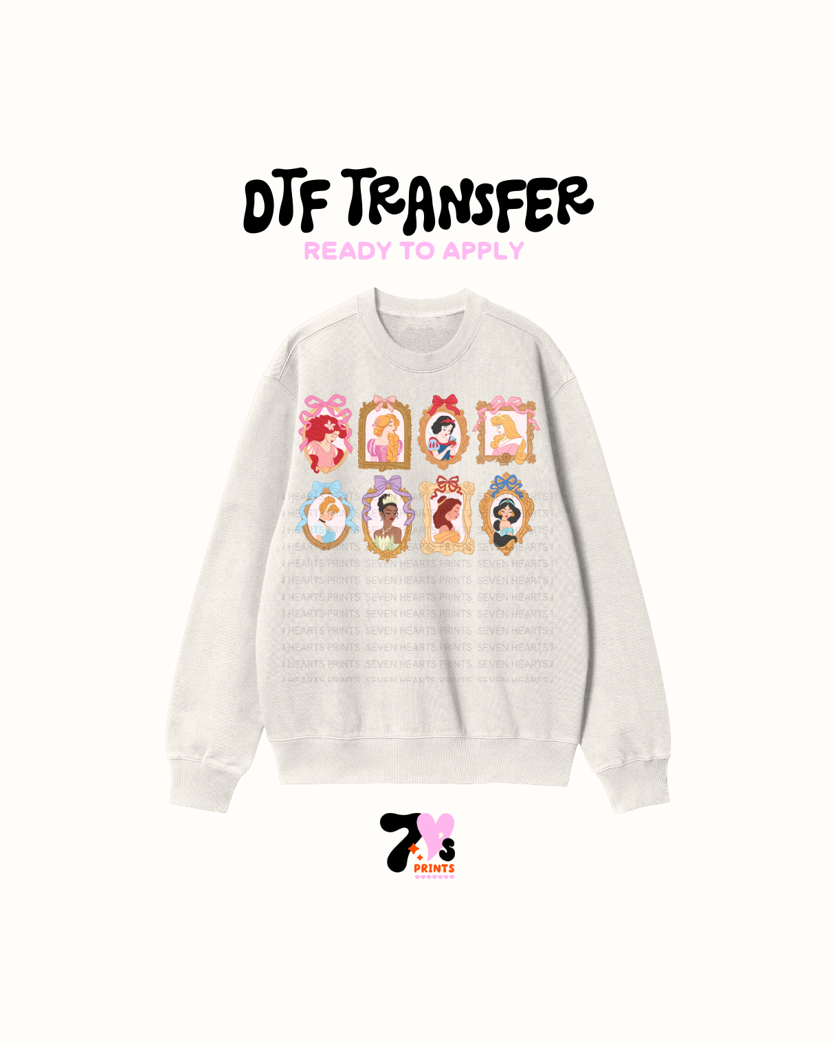 Princess frames - DTF Transfers