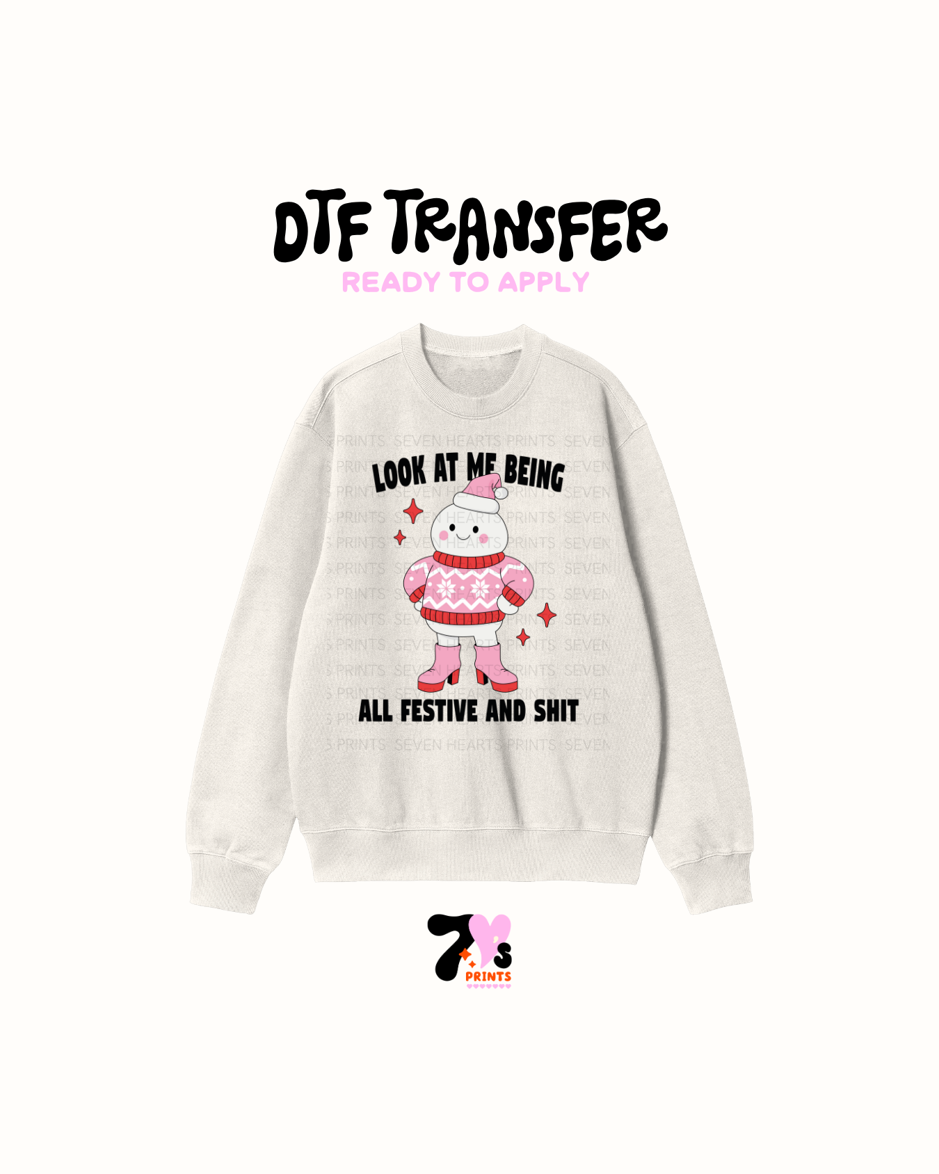All festive and shit - DTF Transfers