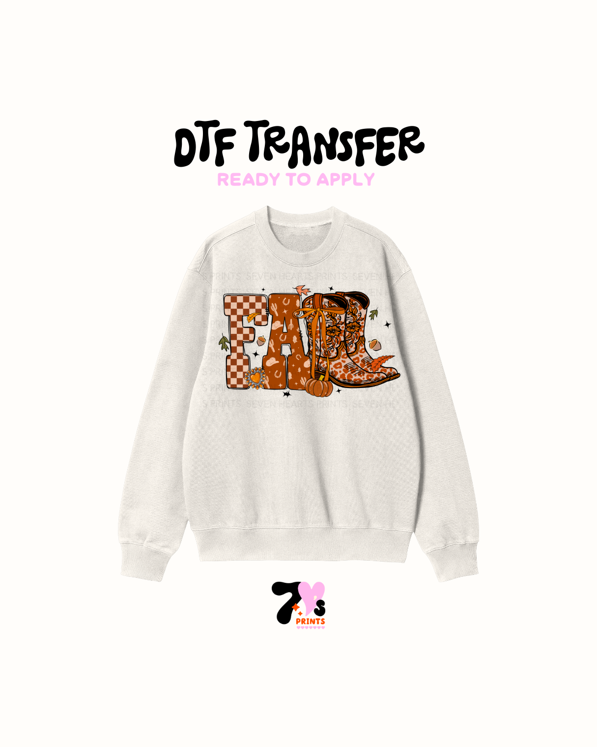 Fall boots - DTF Transfers