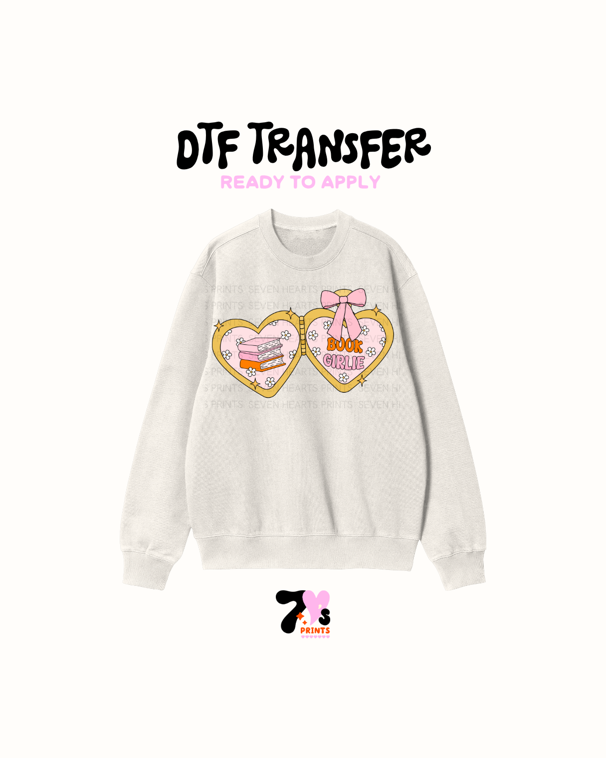Book girlie - DTF Transfers