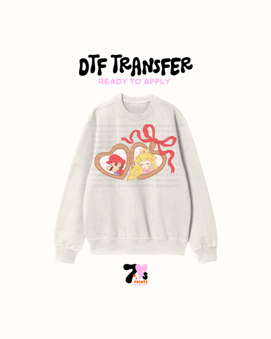 Princes mirrors and a bow - DTF Transfers