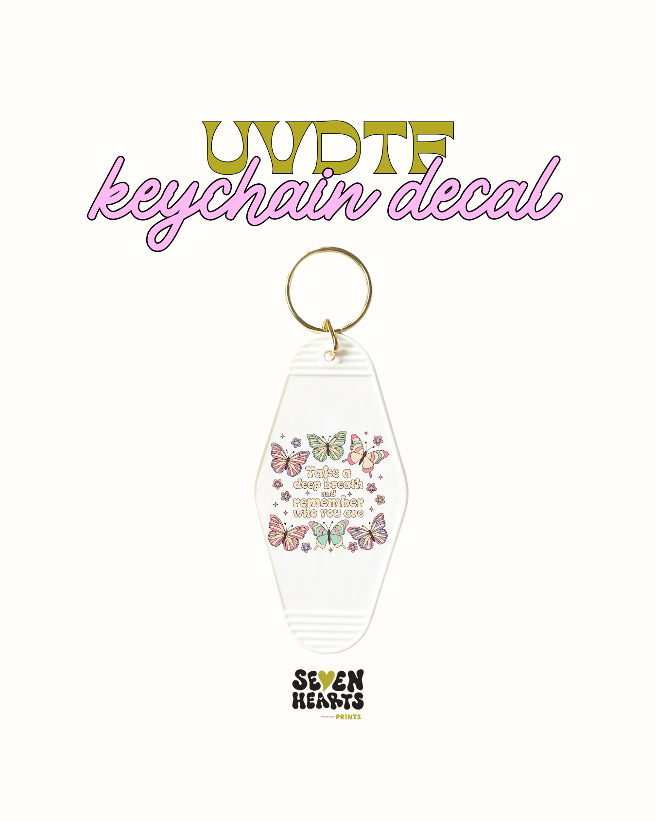 Take a deep breath - UVDTF Keychain