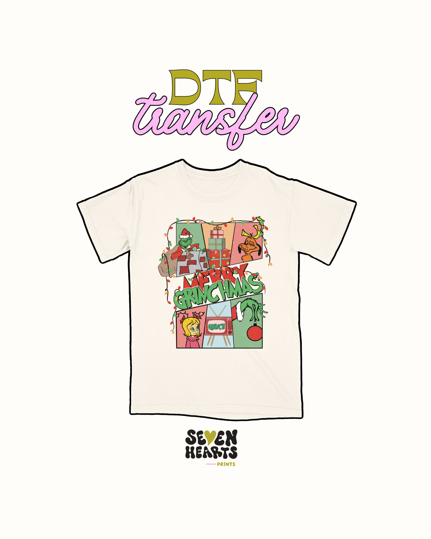 Merry grinch's mas- DTF Transfer