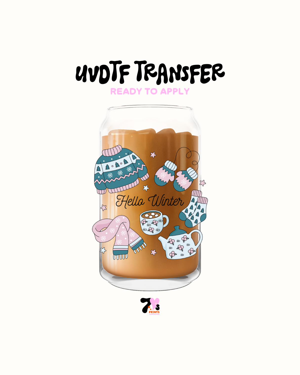 Hello Winter - UVDTF Decal