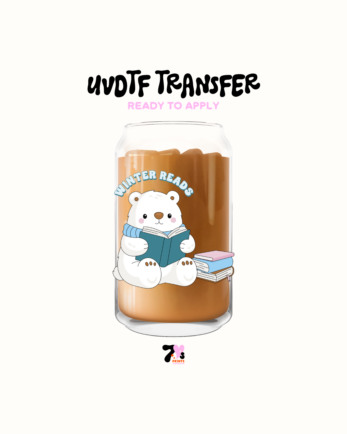 Winter Reads - UVDTF Decal