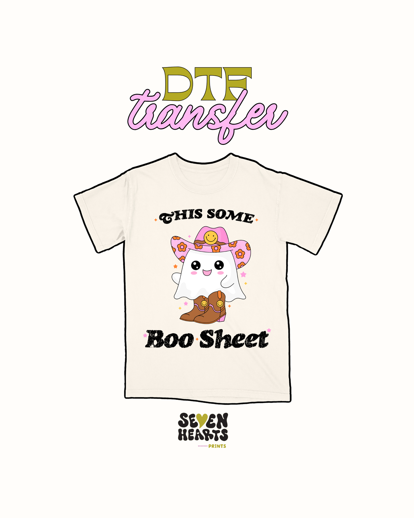 BOO SHEET - DTF Transfer