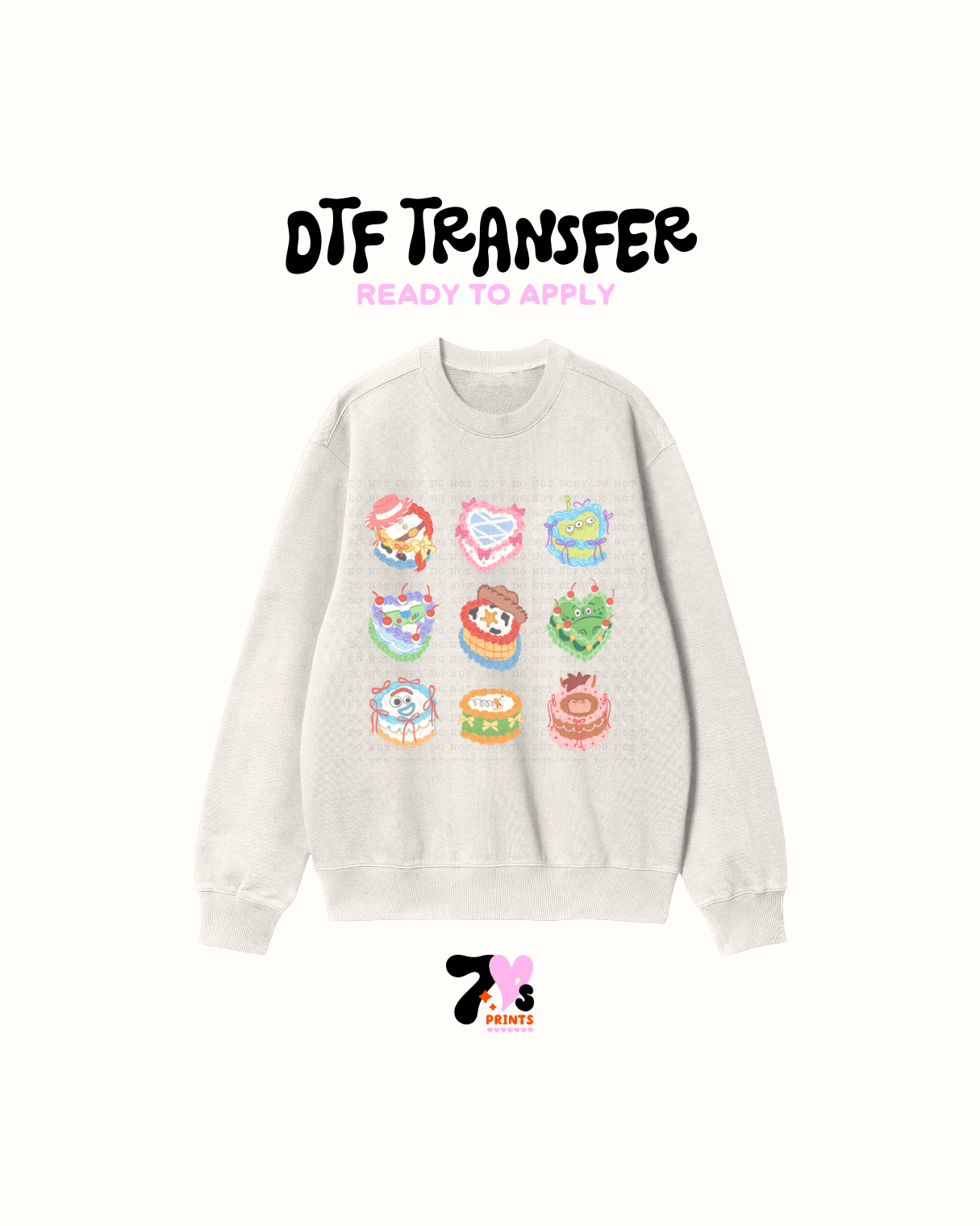 Toys cakes - DTF Transfer