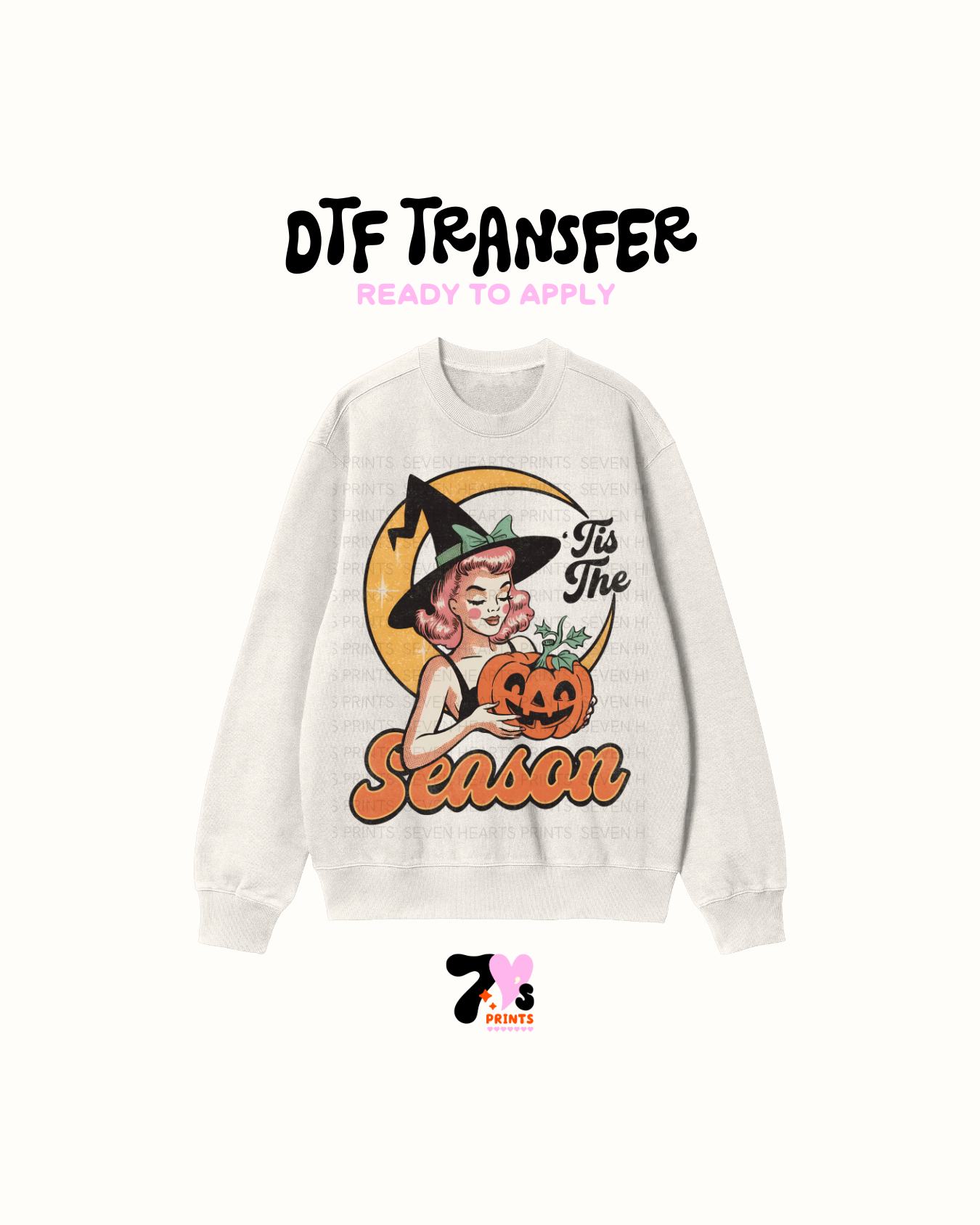 Tis the season witch pumpkin- DTF Transfers