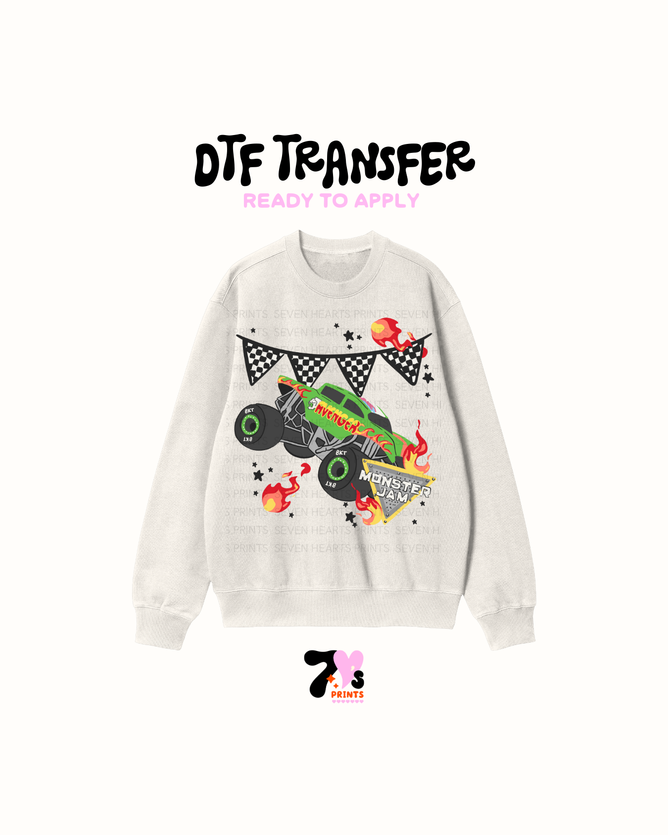 Monster Jam #4 - DTF Transfers