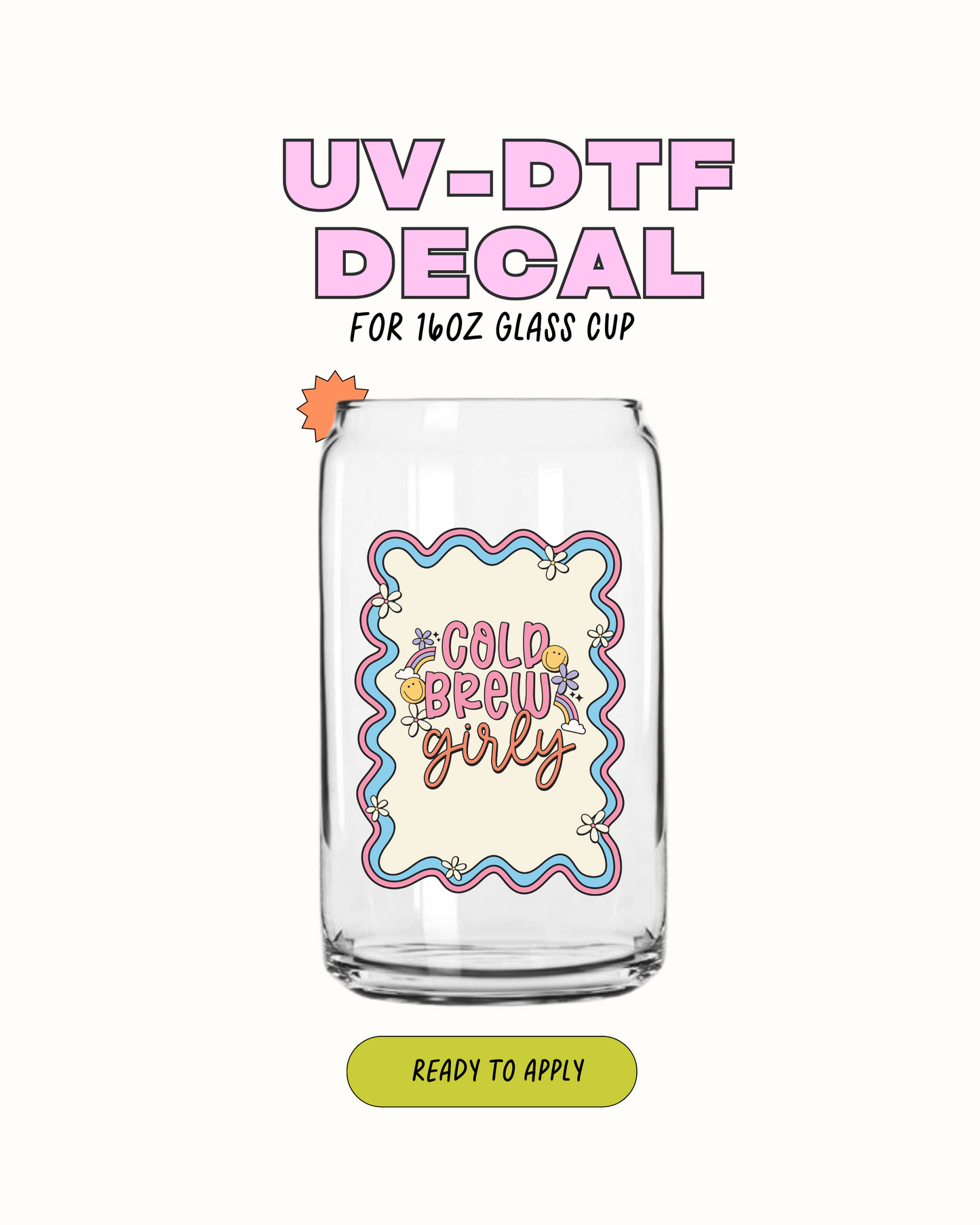 Iced Coffee Girly - UVDTF