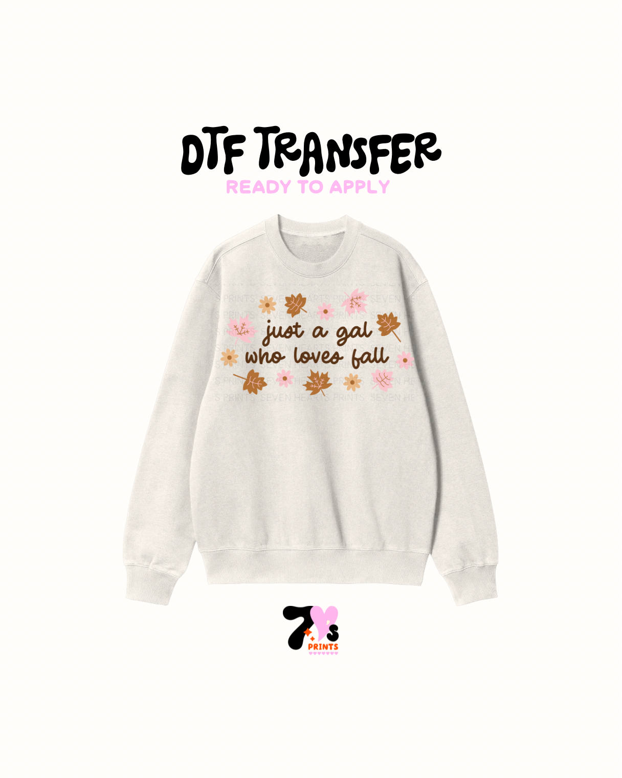 Just a girl who loves fall - DTF Transfer