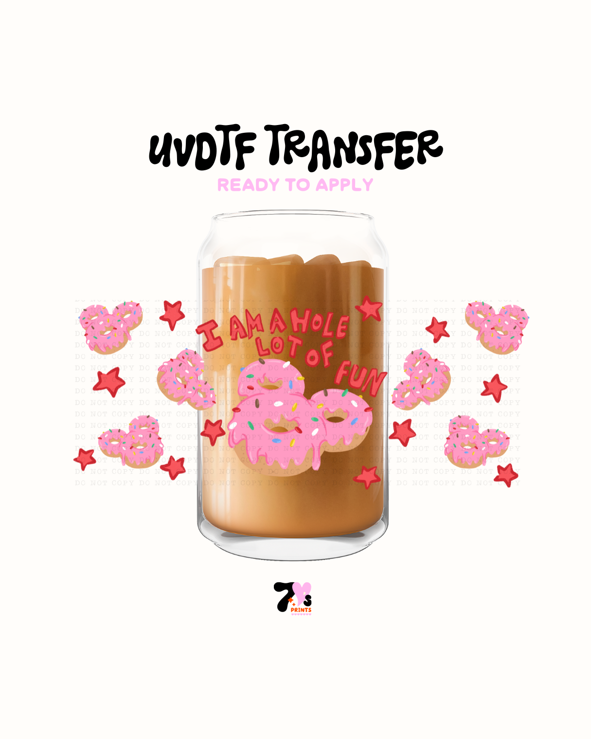 Im a Whole lot of fun - UVDTF Wrap
