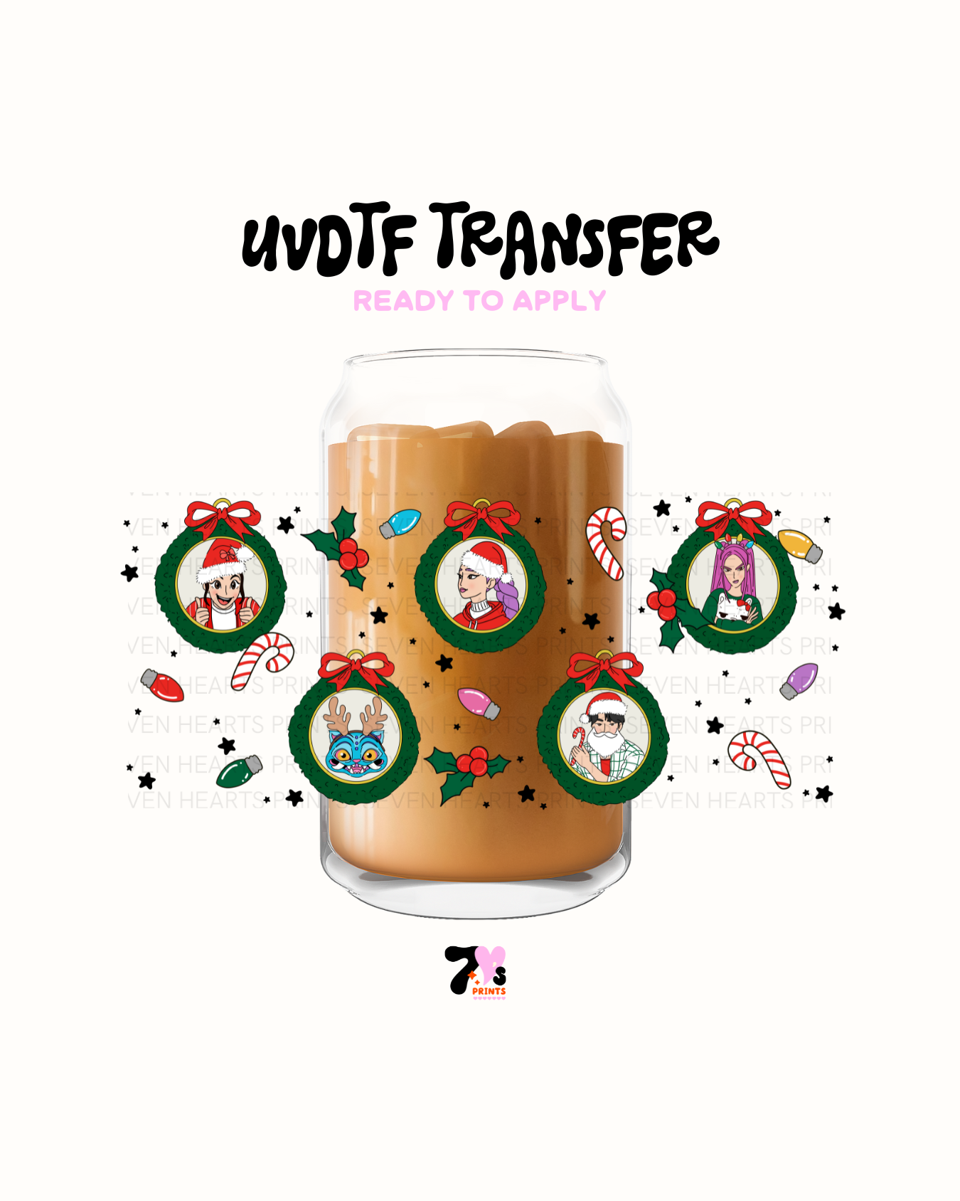 Xmas ornaments - UVDTF Wraps