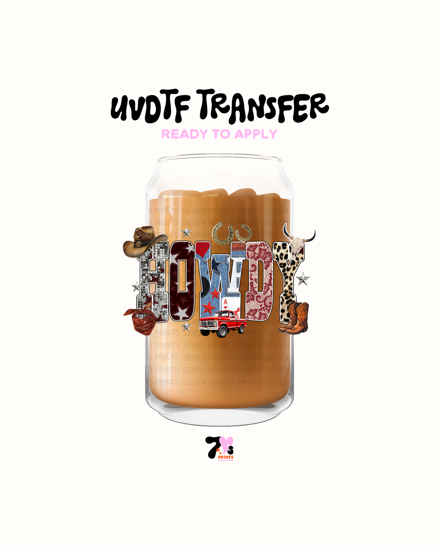 Howdy RETRO - UVDTF Decal