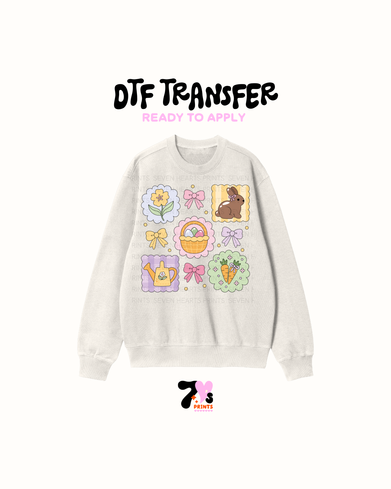 Bunny stamp - DTF Transfers
