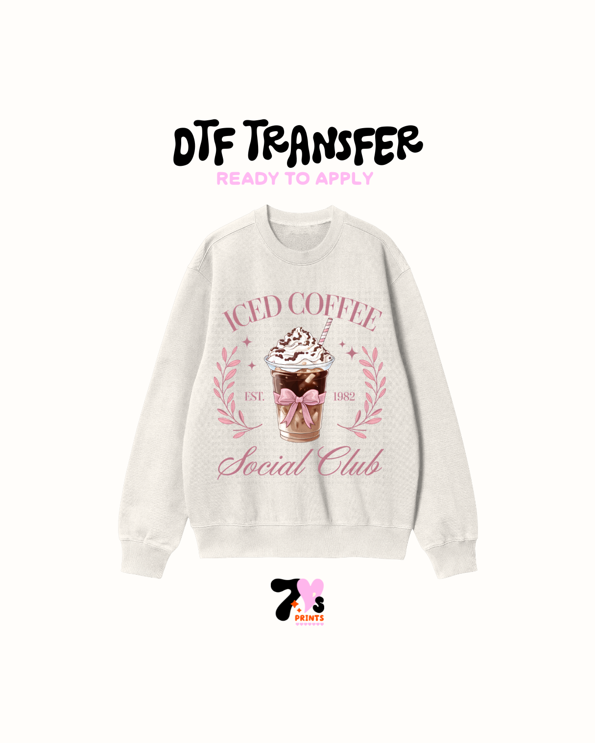 Iced Coffee Social Club - DTF Transfer