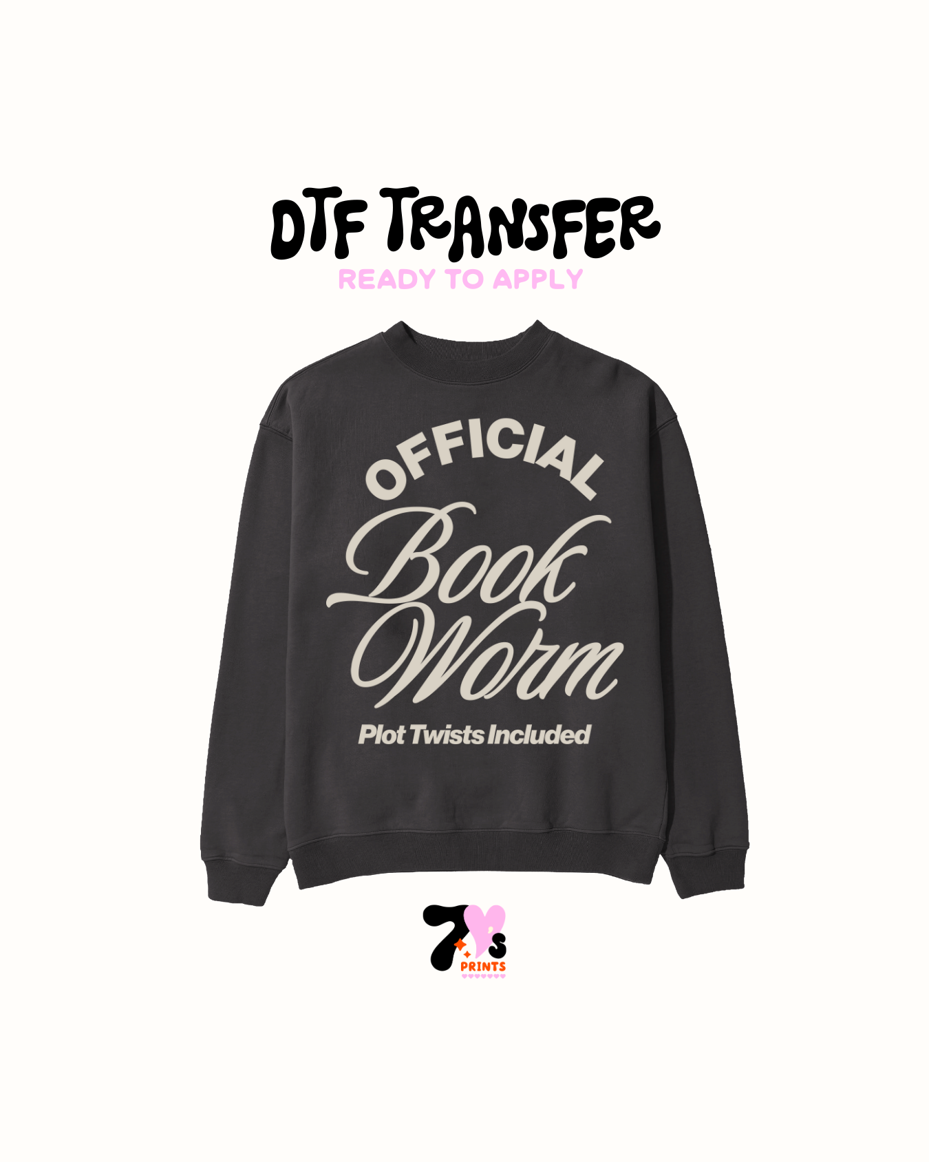 Official Book Worm - DTF Transfers