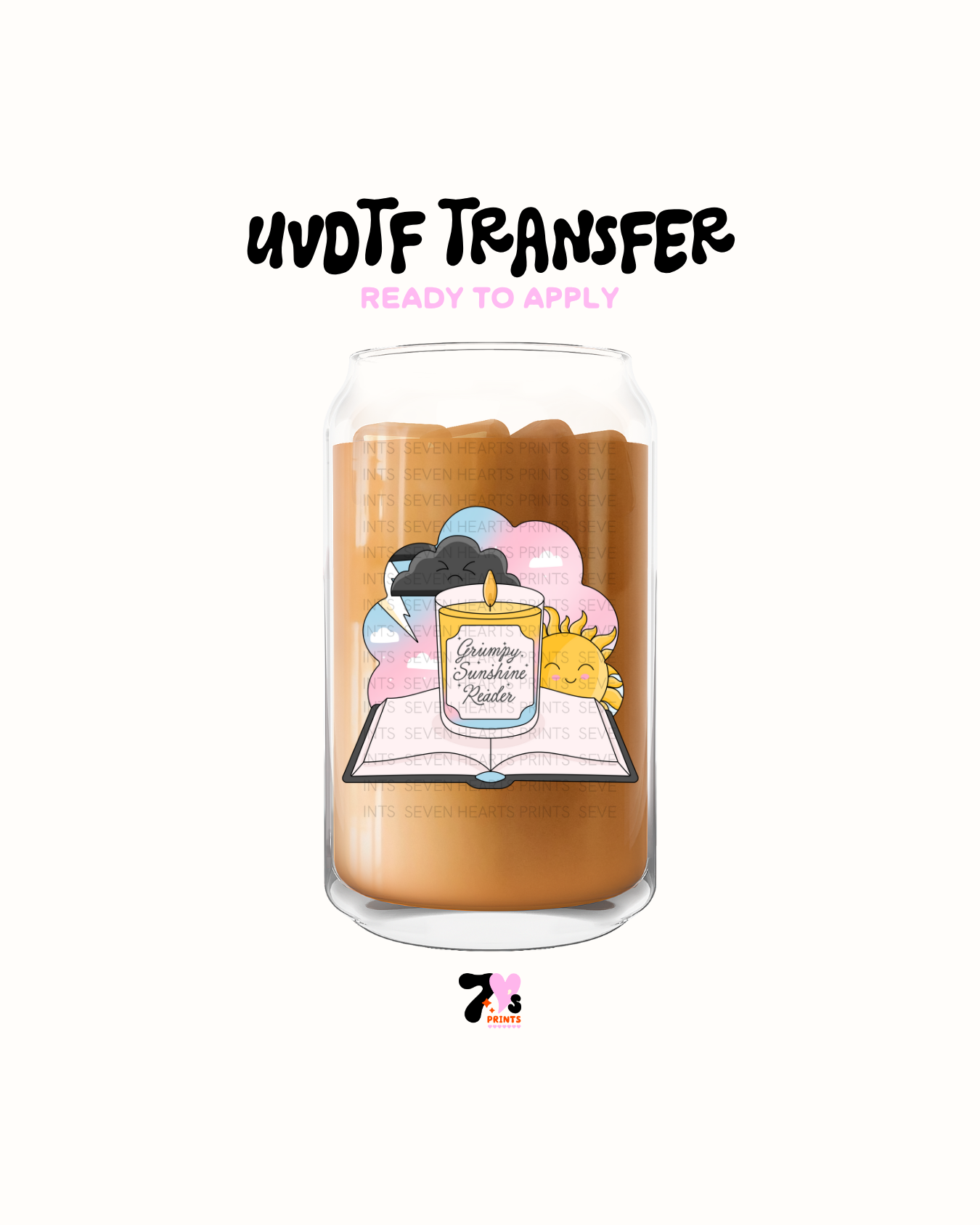 Book and candle - UVDTF Decal