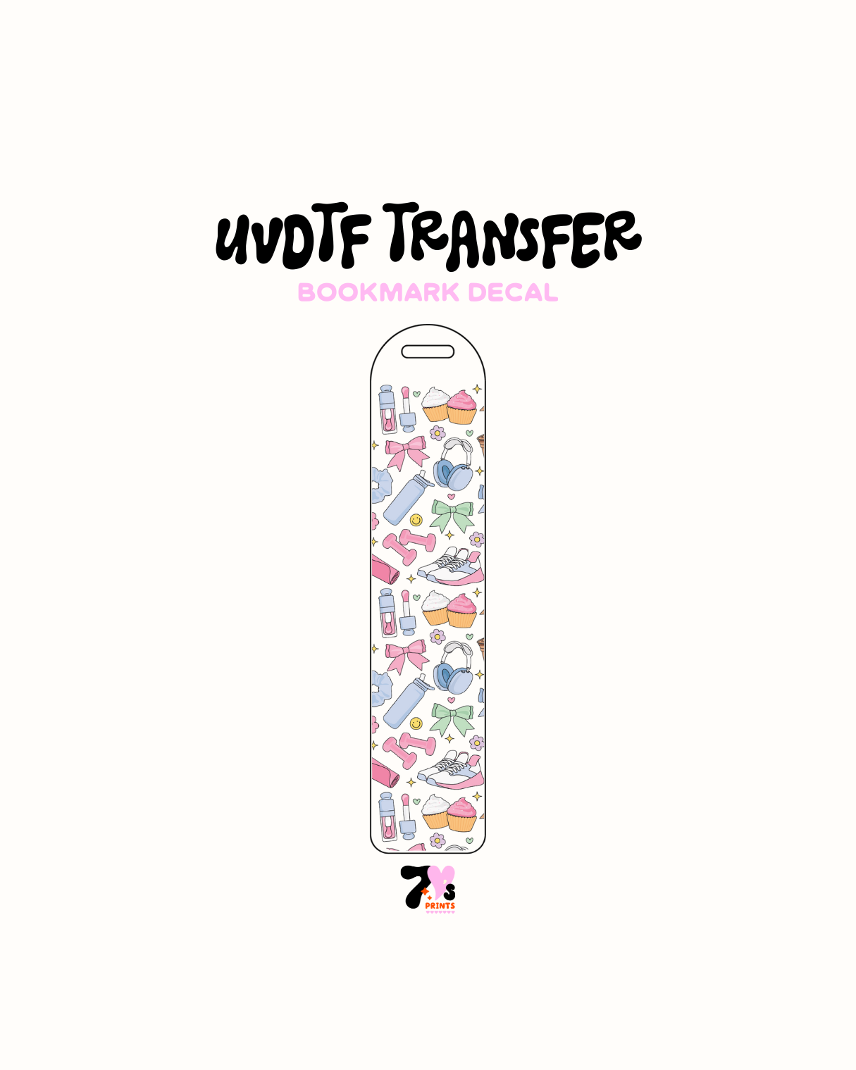 Selfcare - UVDTF Bookmark Decal