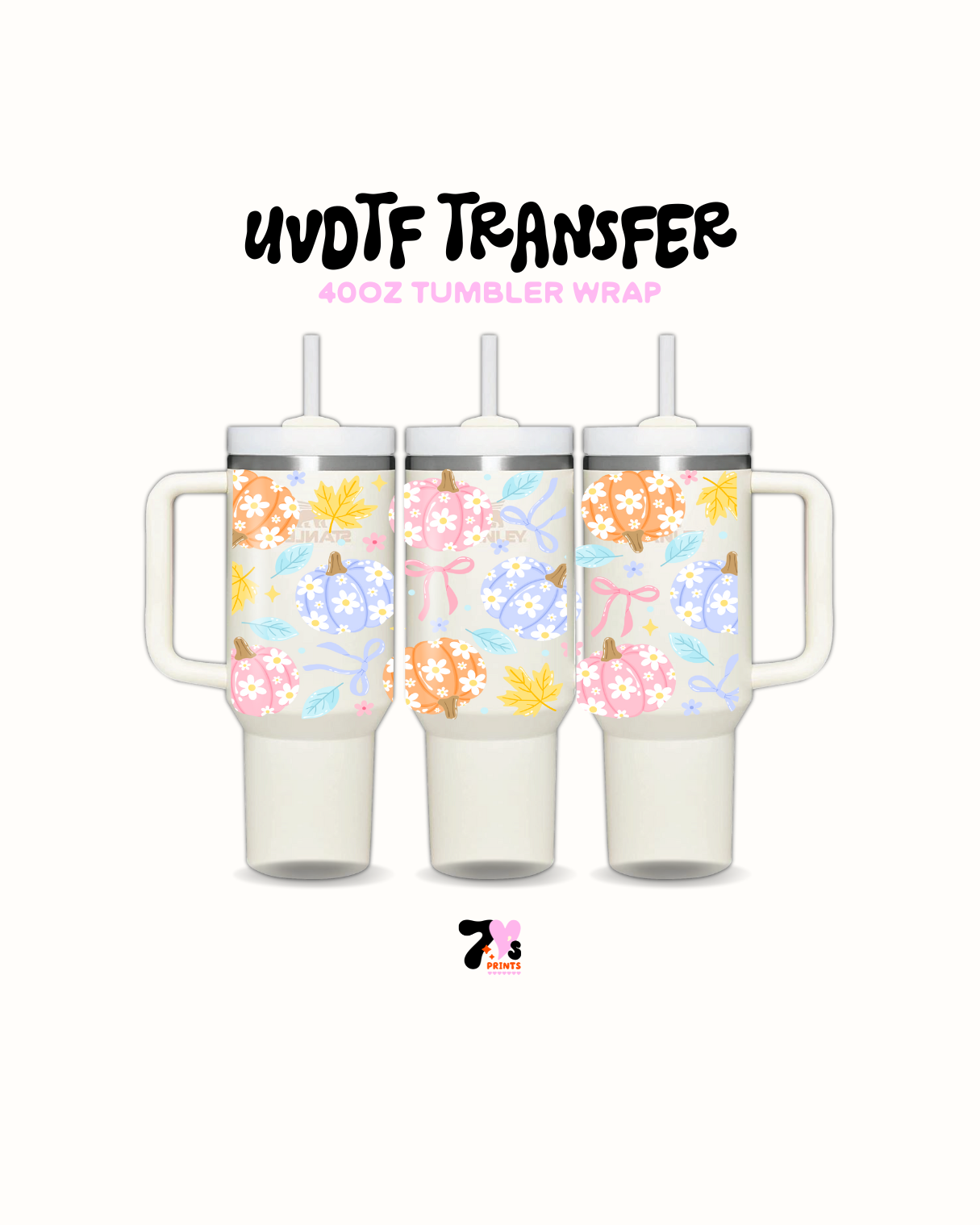 Pastel Pumpkin - UVDTF Wrap