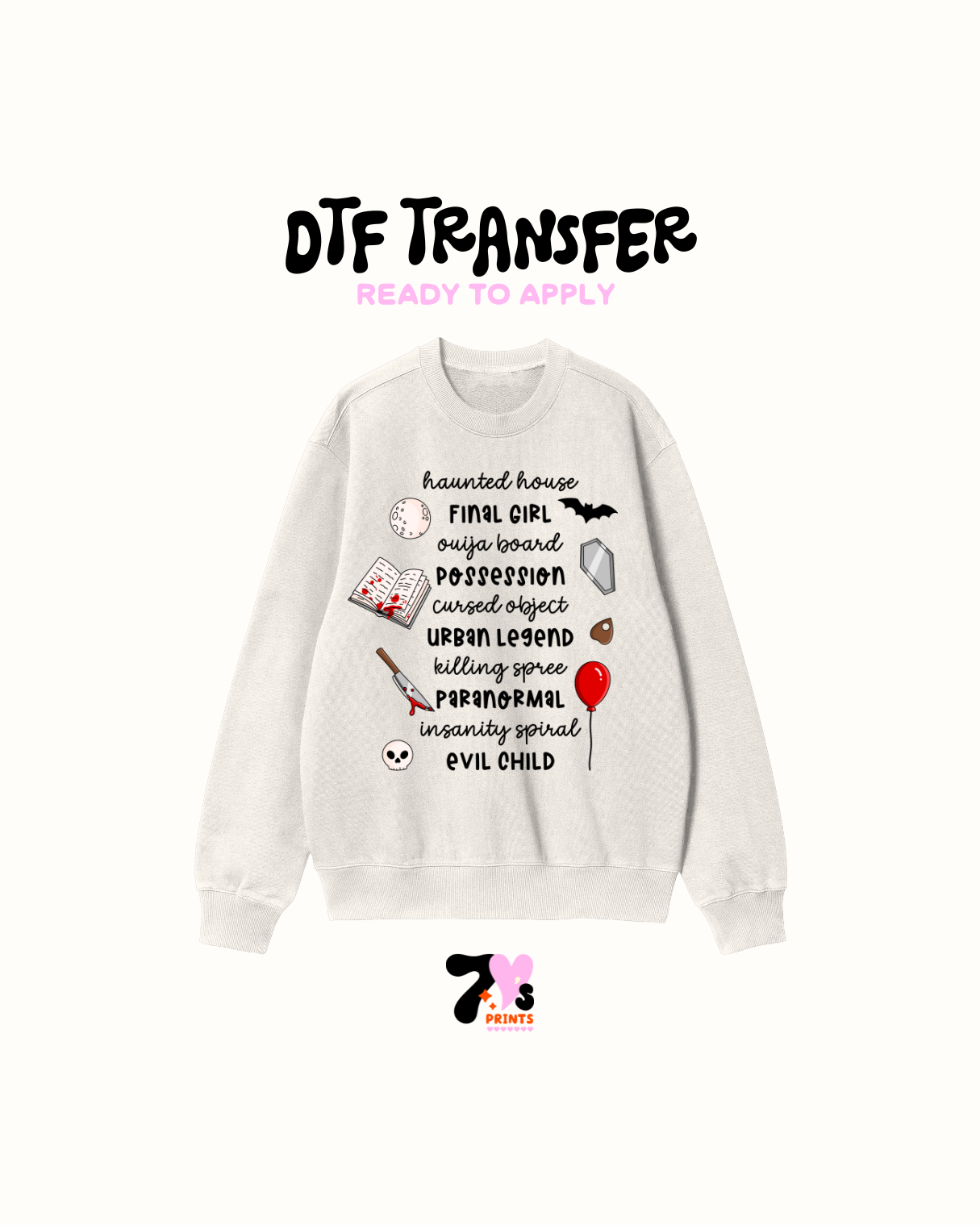 Horror Tropes - DTF Transfer