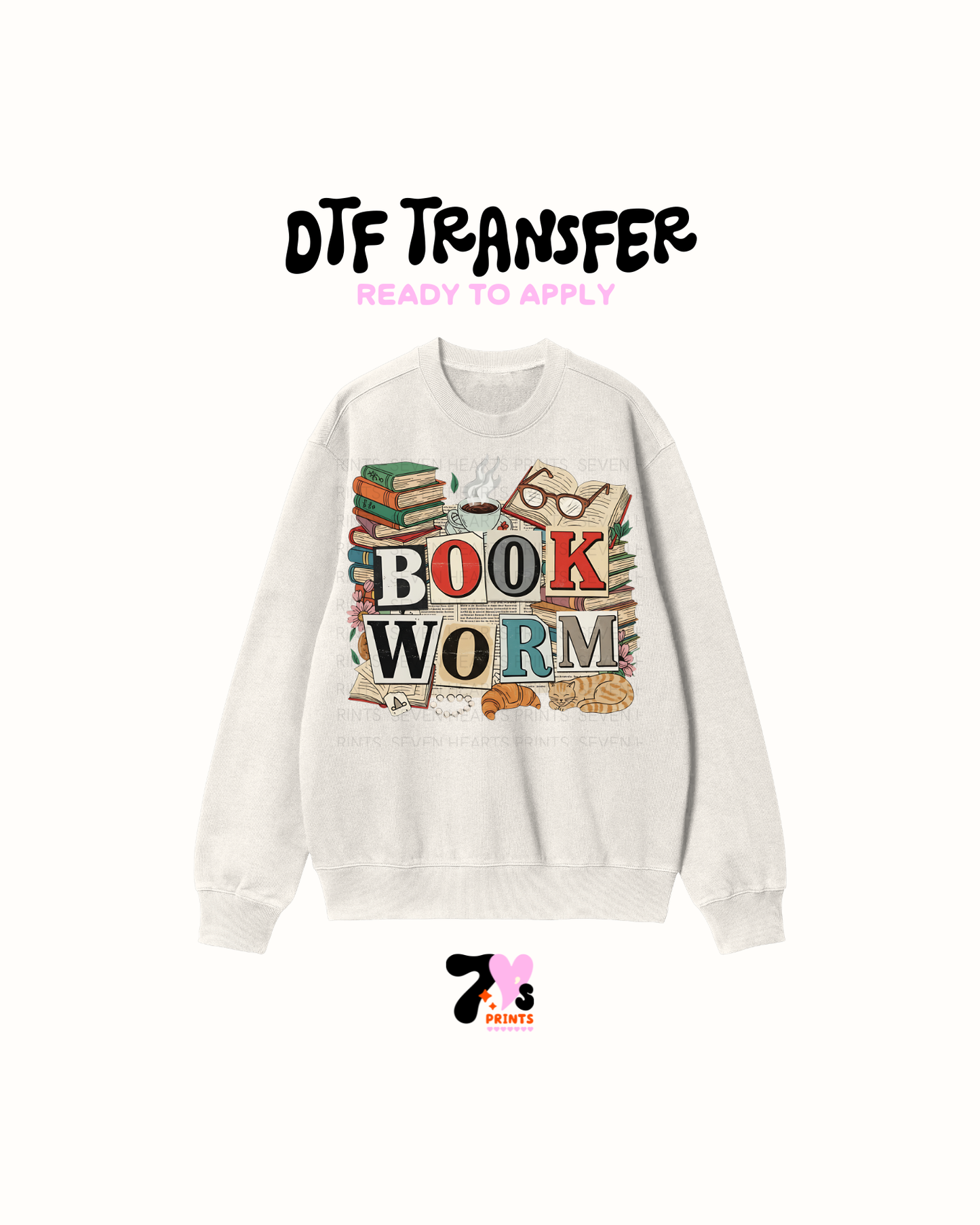 Bookworm (Glasses) - DTF Transfers