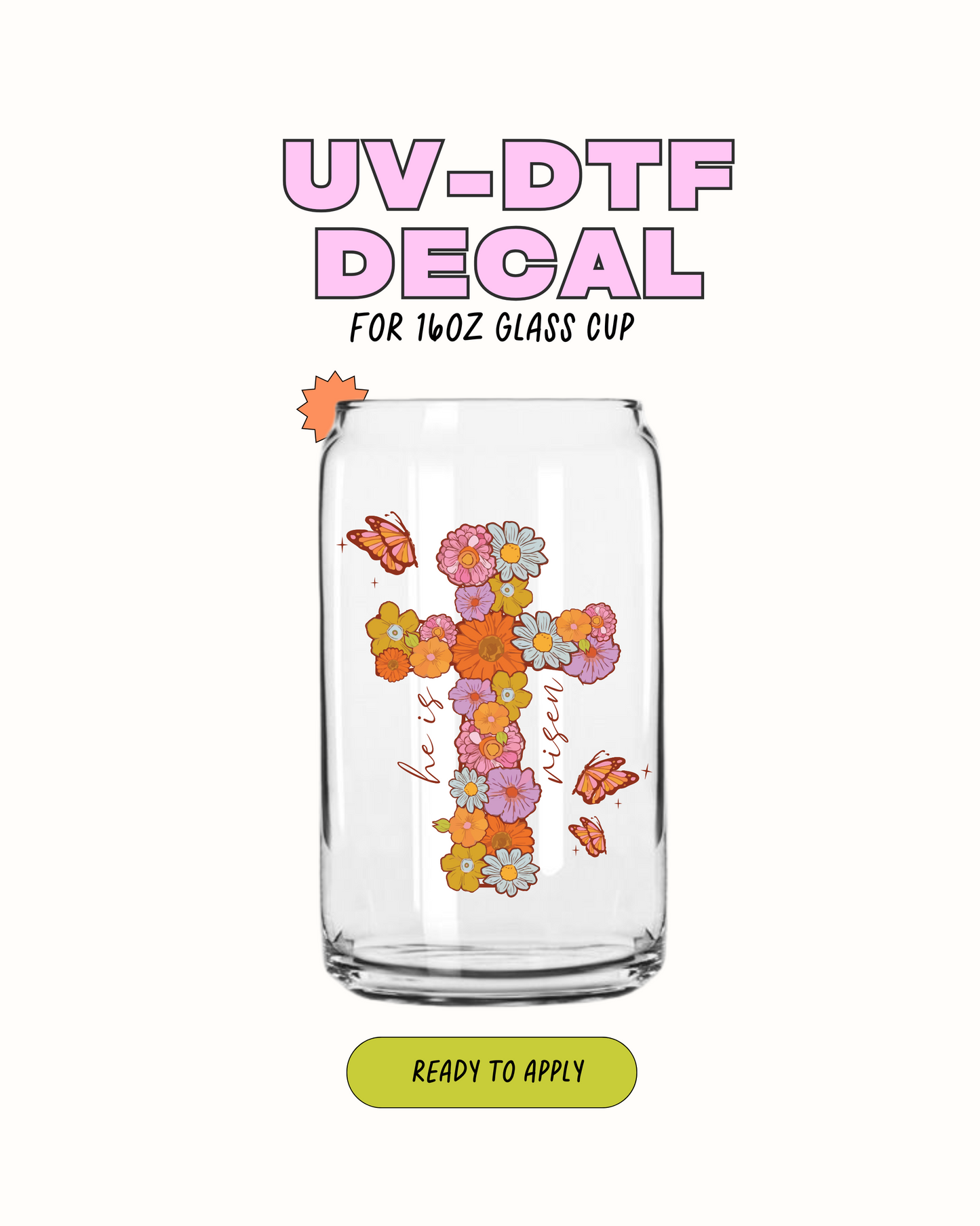 He is risen - UVDTF