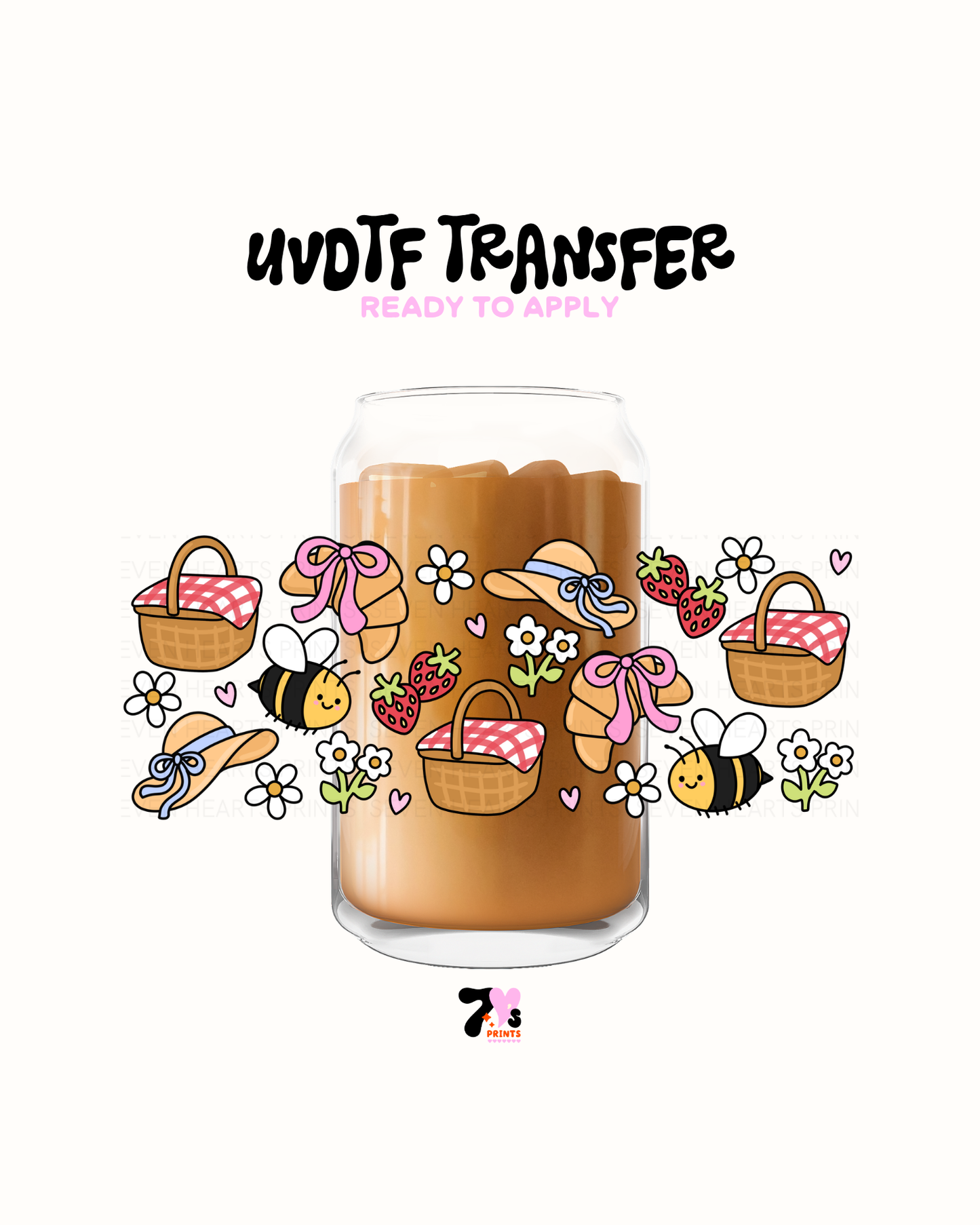Bee picnic - UVDTF Wrap
