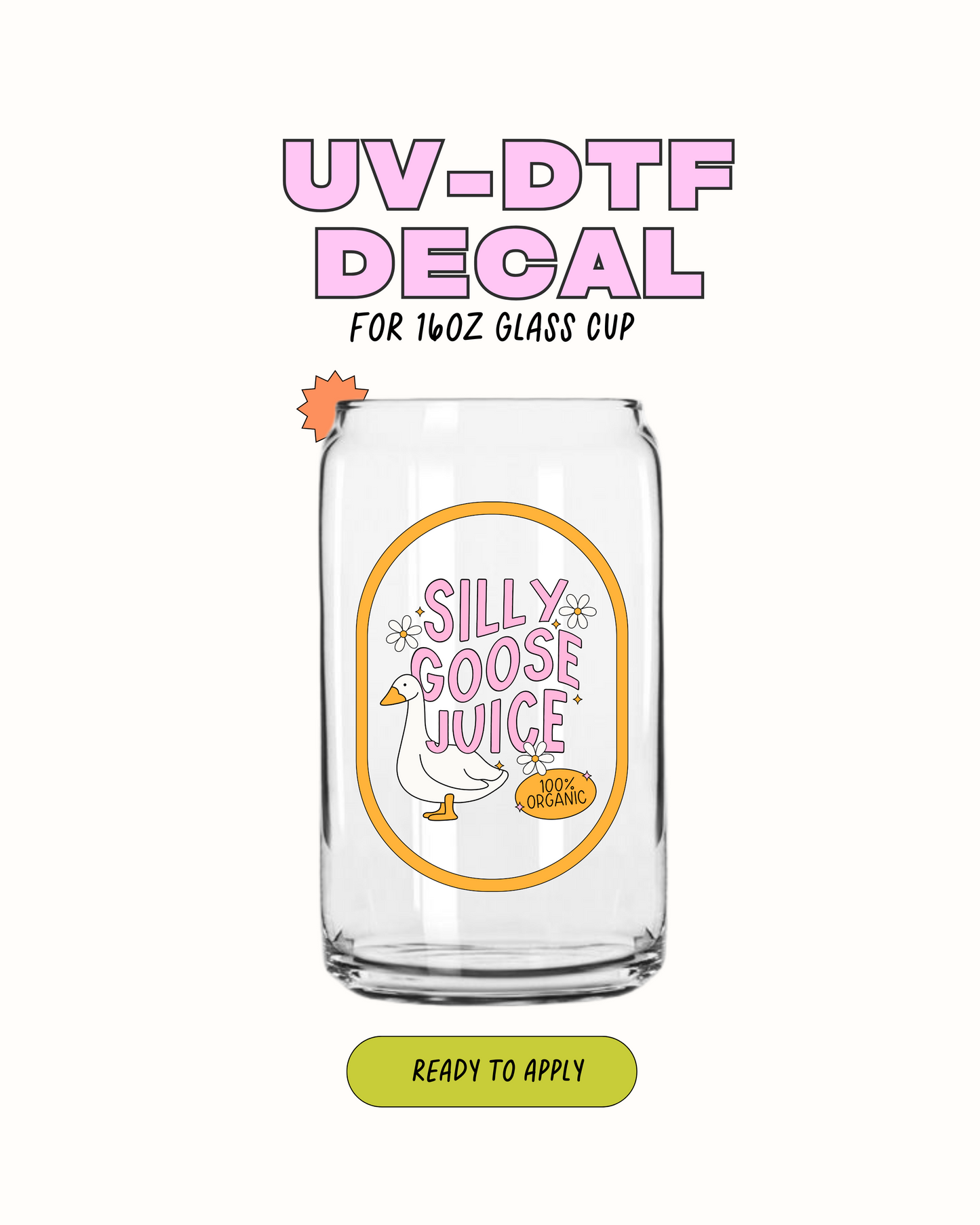 Jugo de ganso tonto - UVDTF