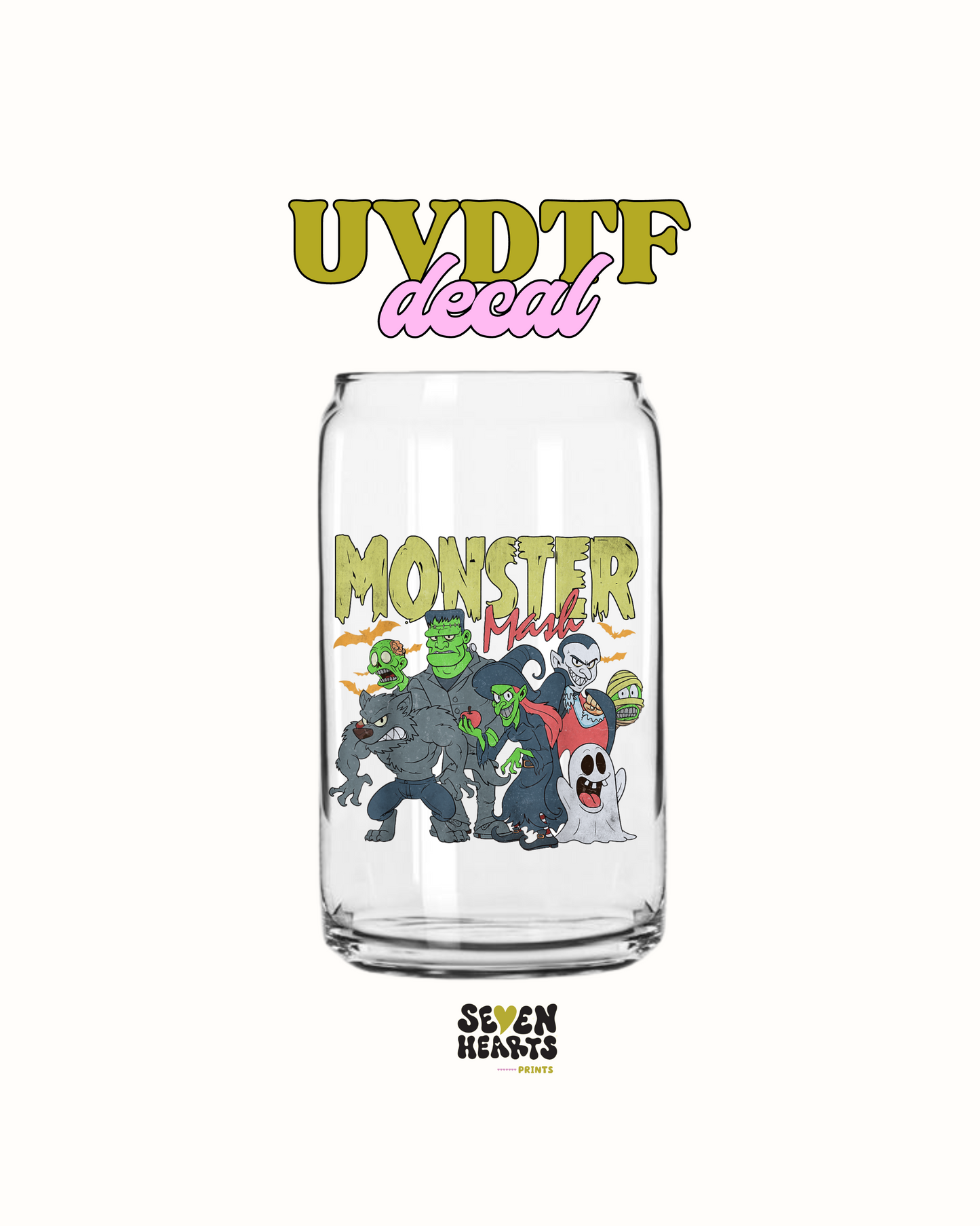 Máscara de monstruo - UVDTF