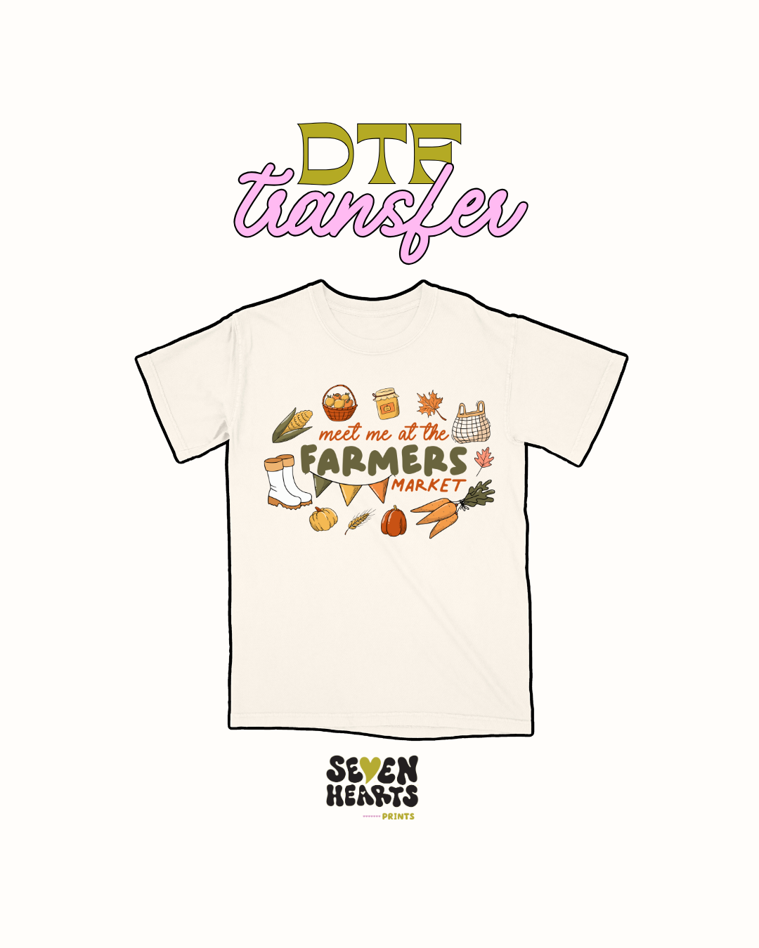 Meat farmers market - DTF Transfer
